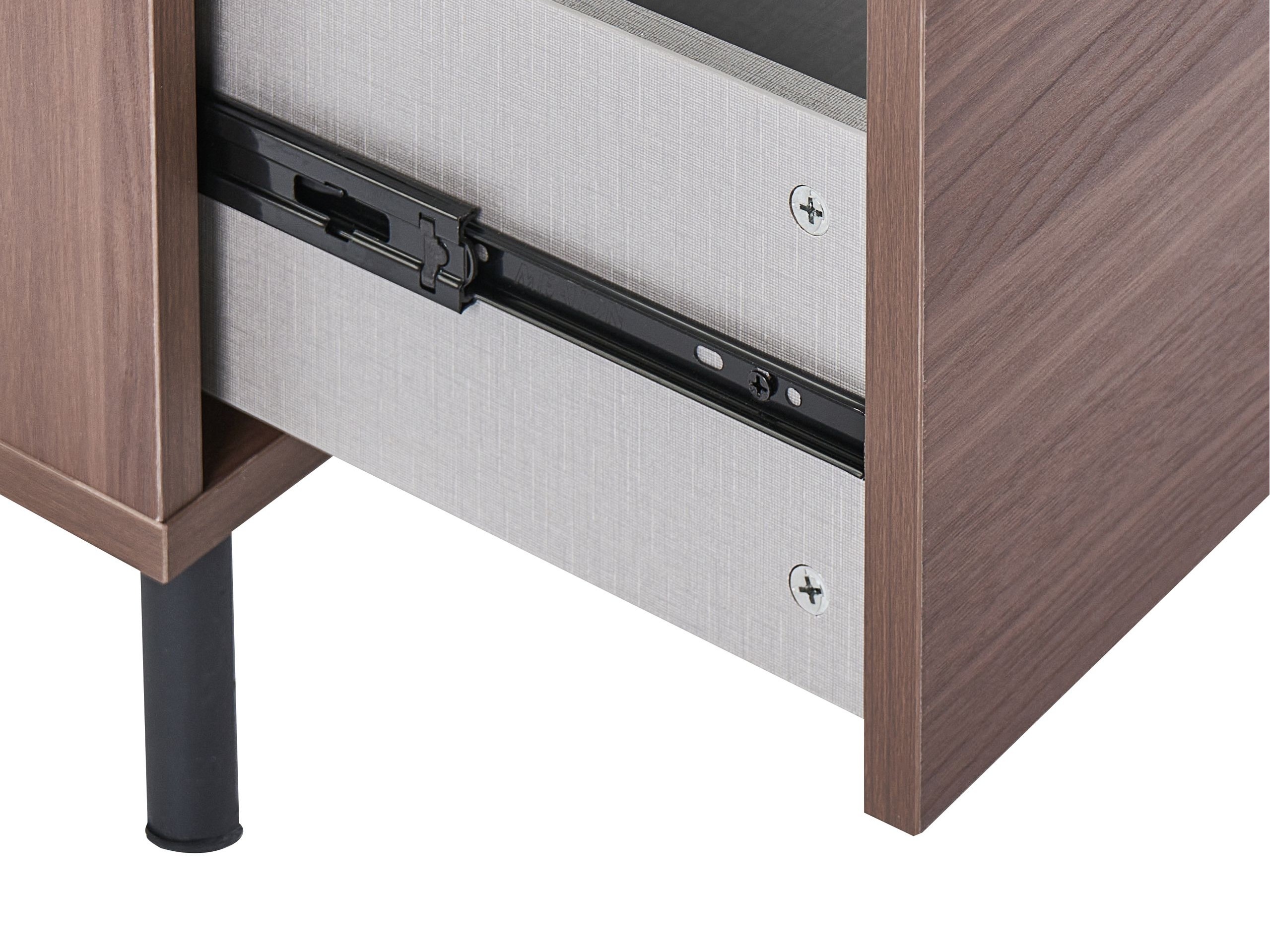 Noćni ormarić Berwyn 3309 (Tamno drvo)