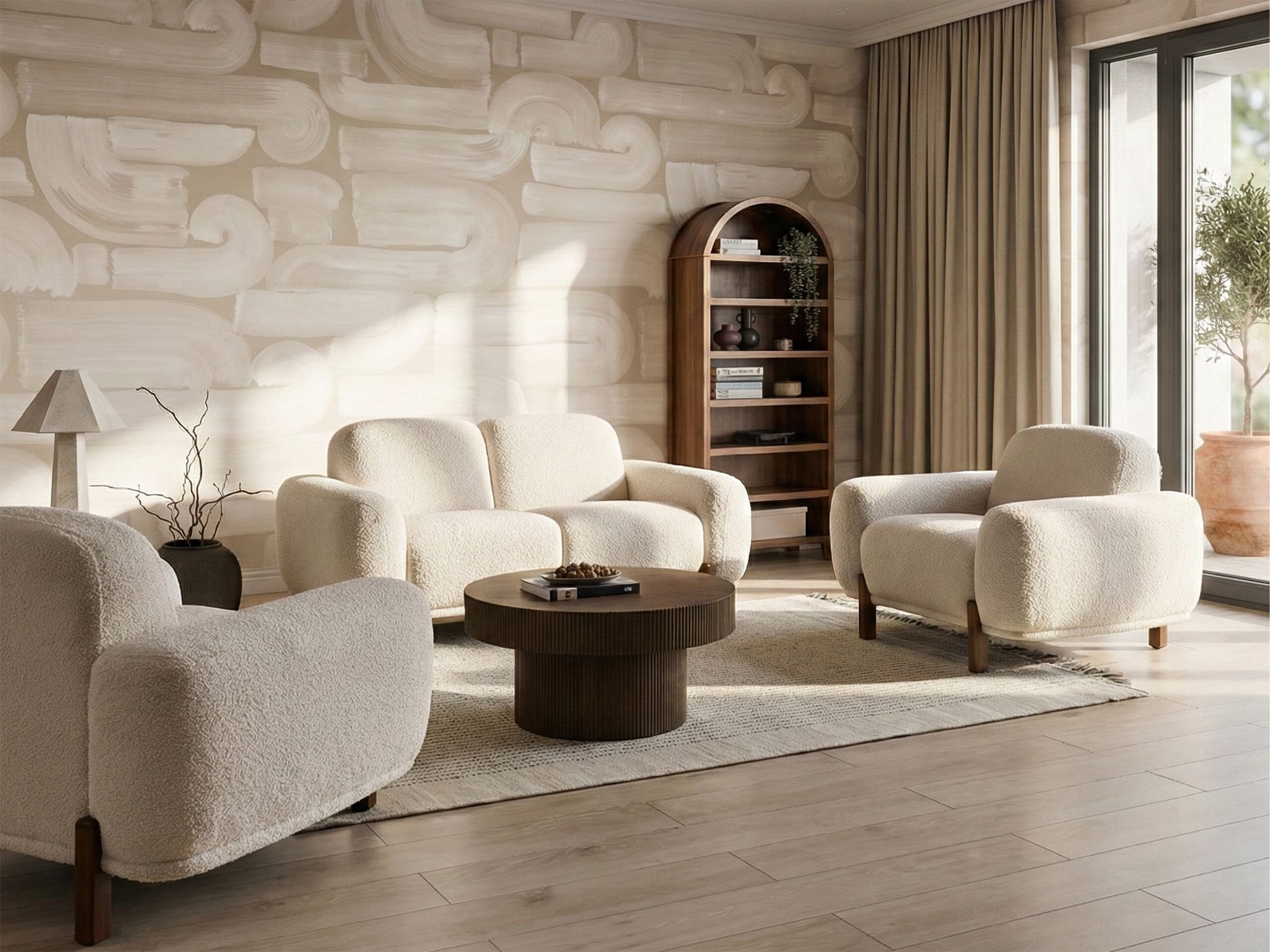 Tapecirani namještaj Berwyn 3307 (Bijela)