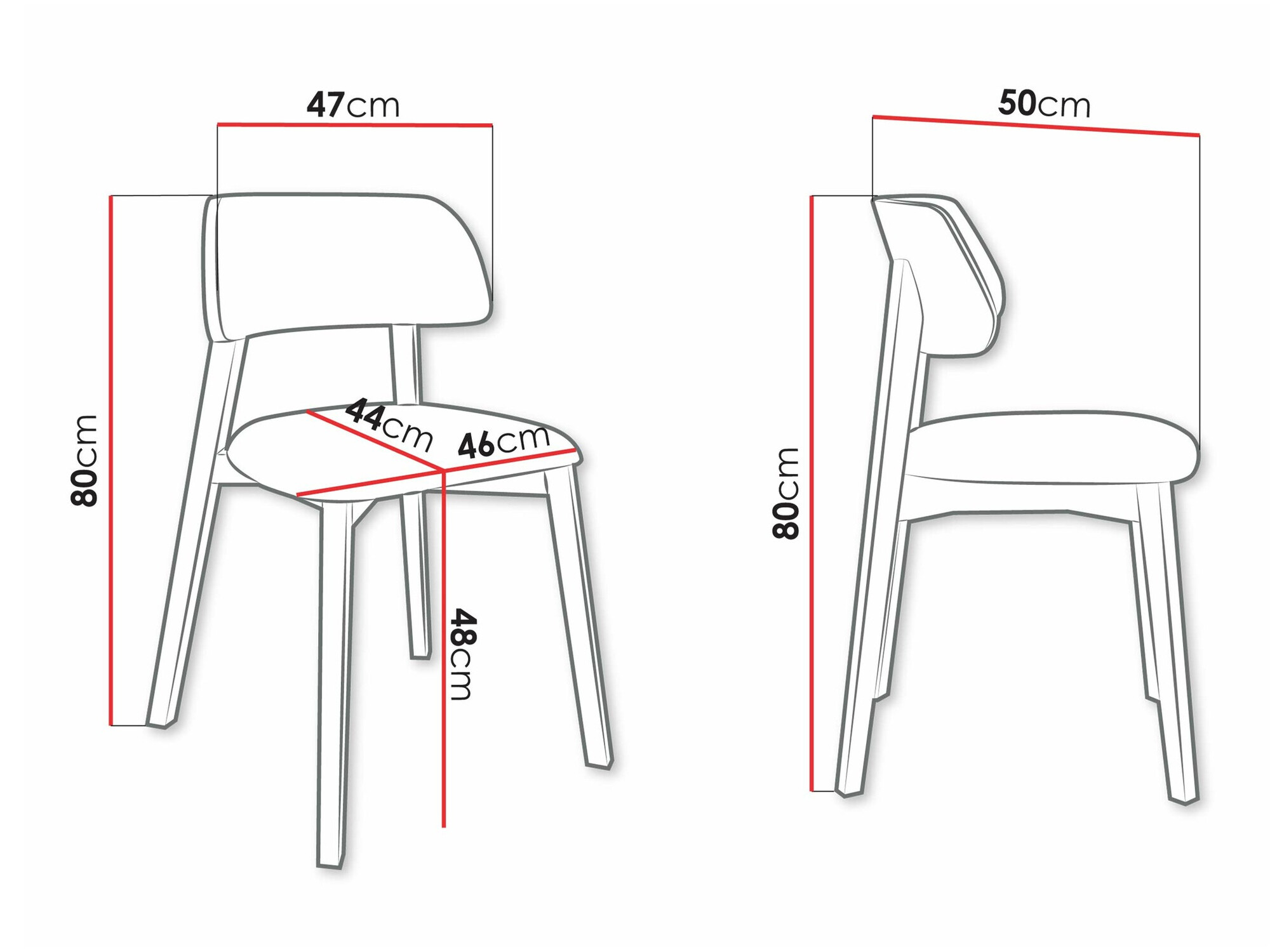 Stolica SC10297 s oštećenim pakiranjem