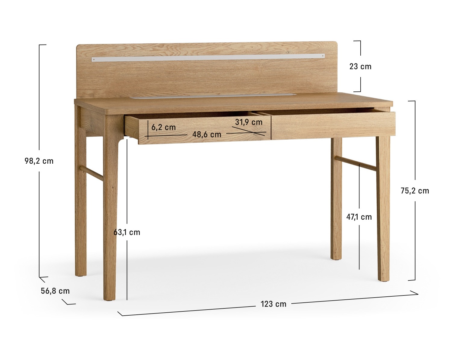 Toaletni stolić Ruvcamu 107