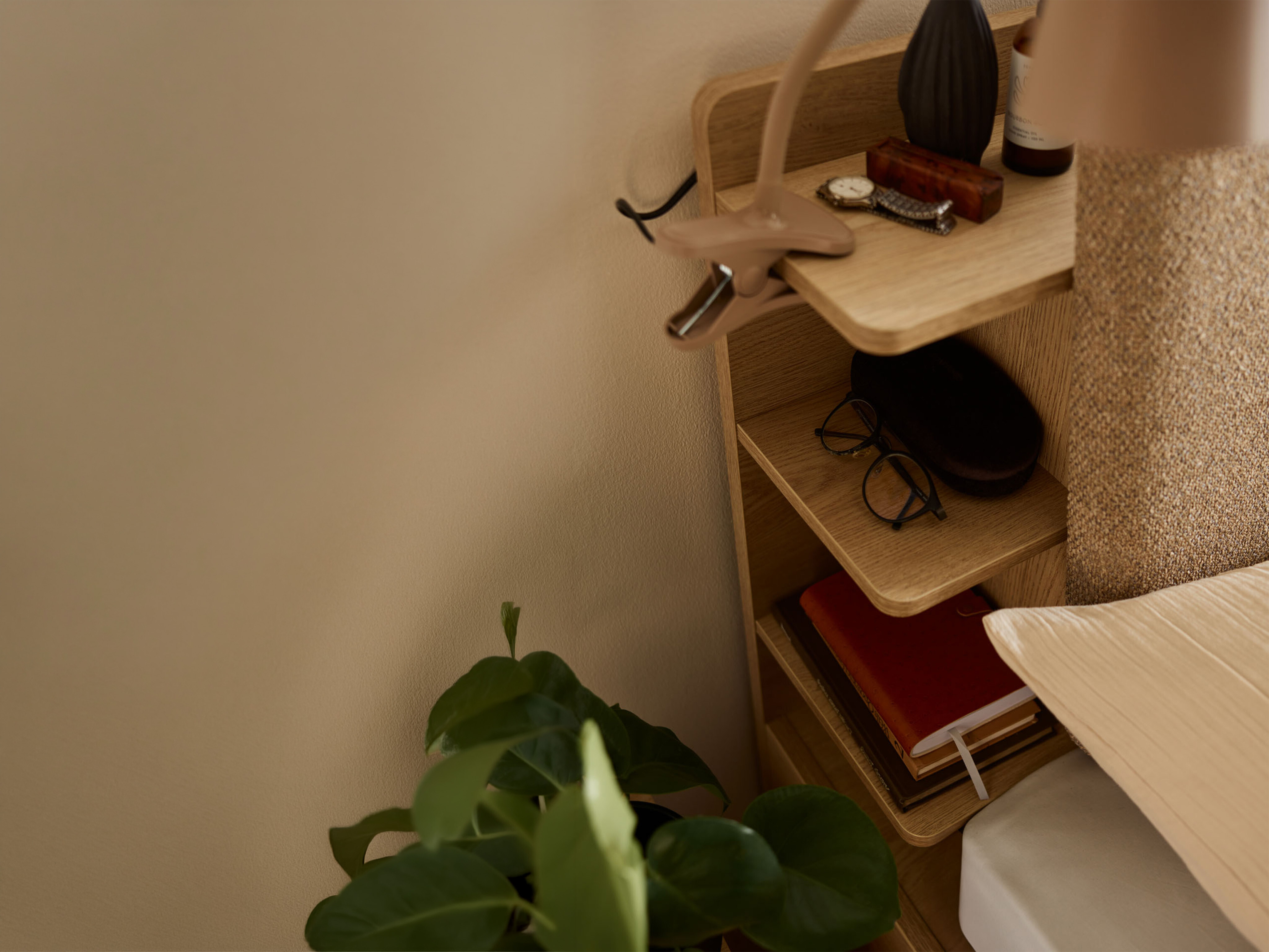 Krevet Ruvcamu 109 (Hrast + Ekru bijela)