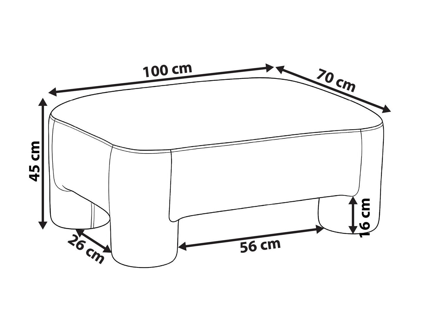 Tabure Cavsali 103 (Smeđa)