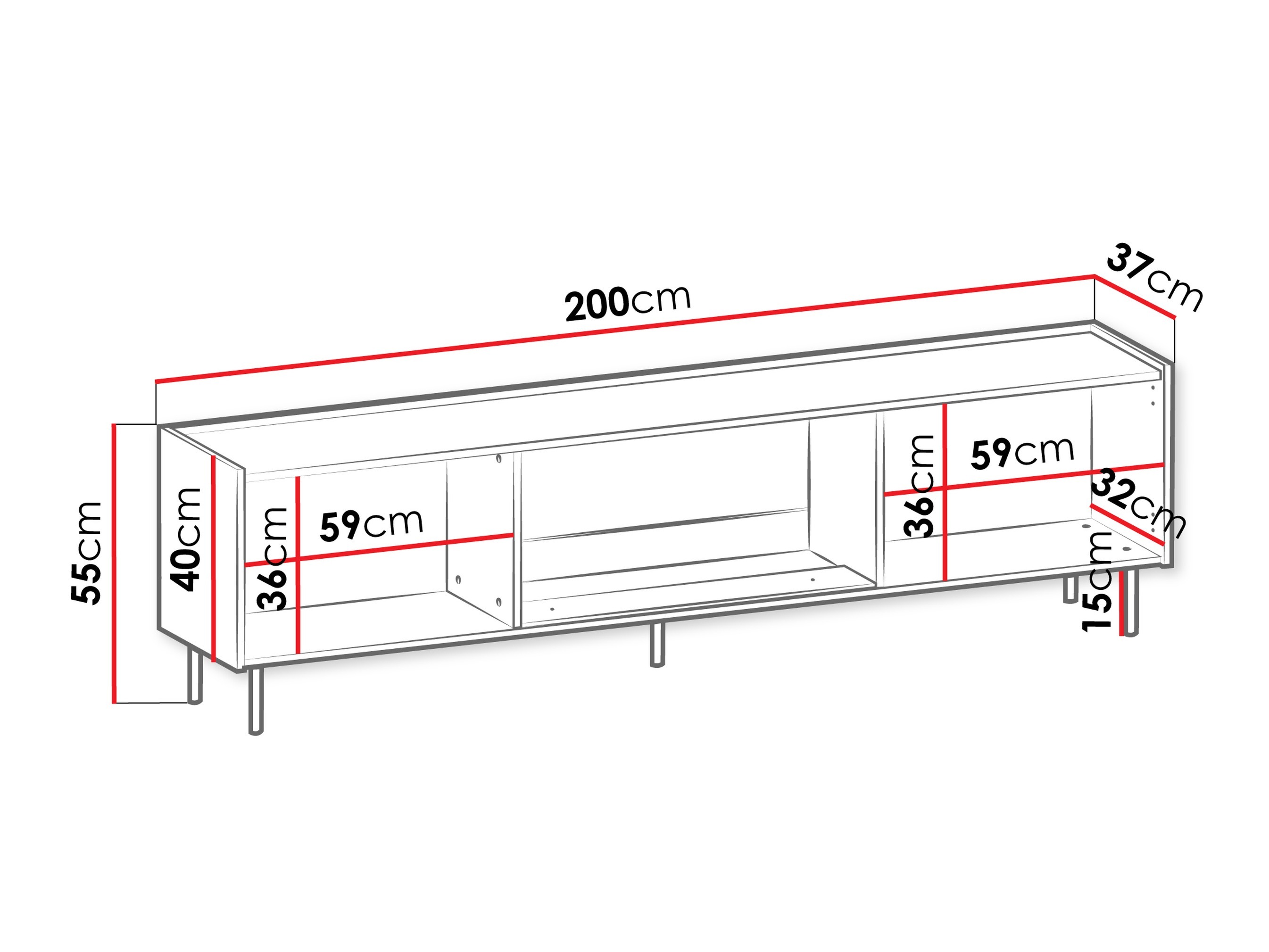 TV stol Comfivo Belviro 110