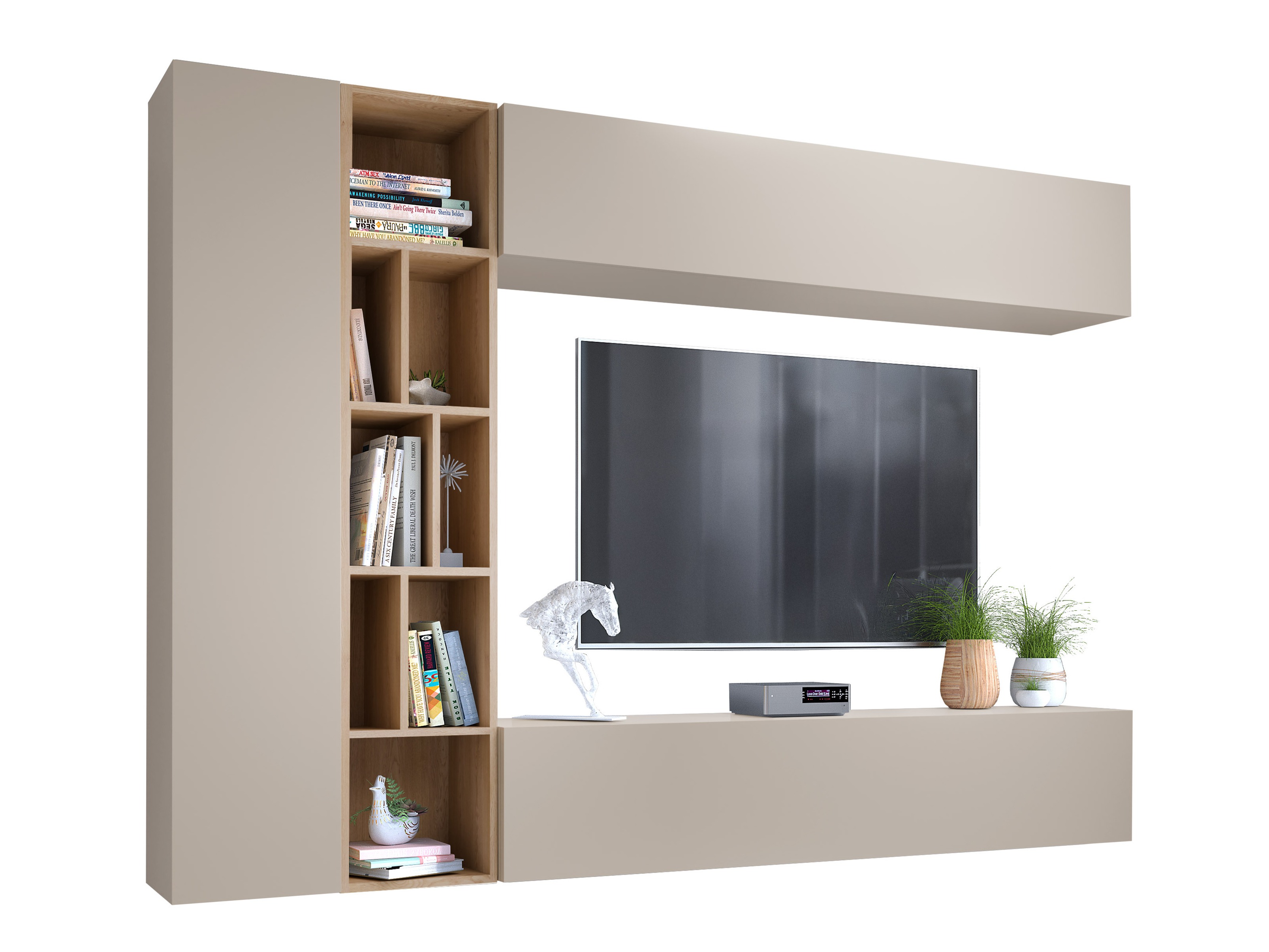 Set za dnevni boravak Comfivo Natura (Kašmir + Hrast Artisan)