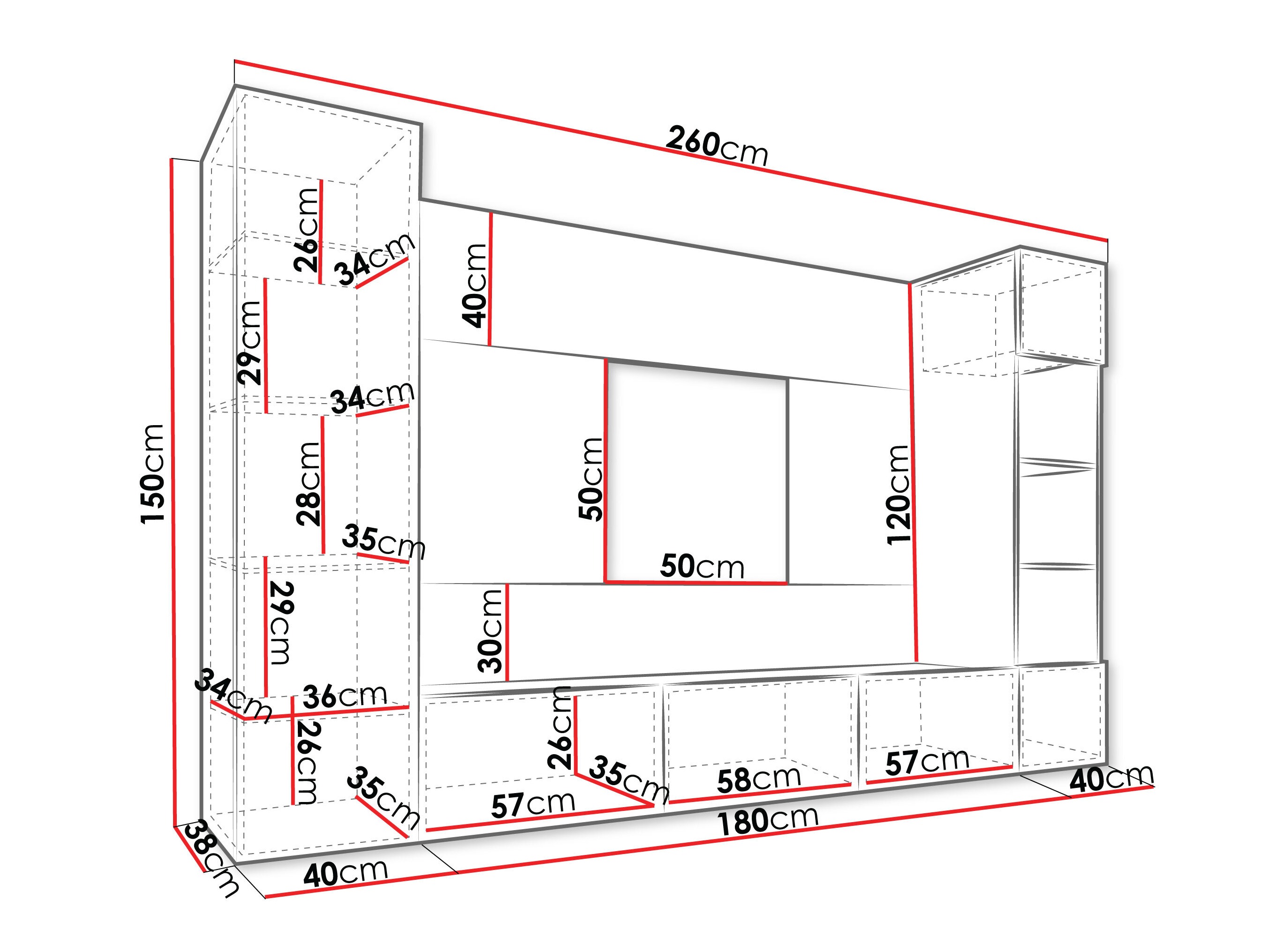 Set za dnevni boravak Comfivo Salix IV (Crna + Crni mramor)