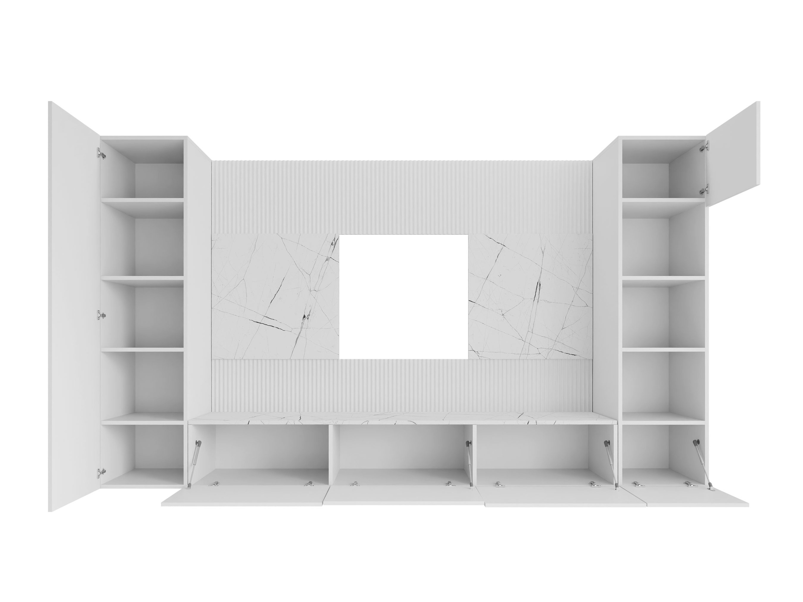 Set za dnevni boravak Comfivo Salix IV (Orah + Svijetla Travertine)