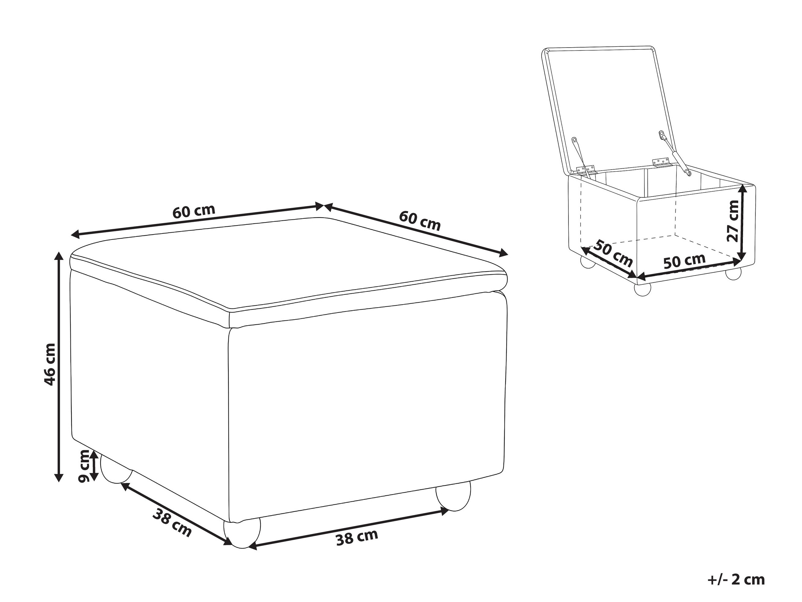 Tabure Berwyn 3316 (Bež)