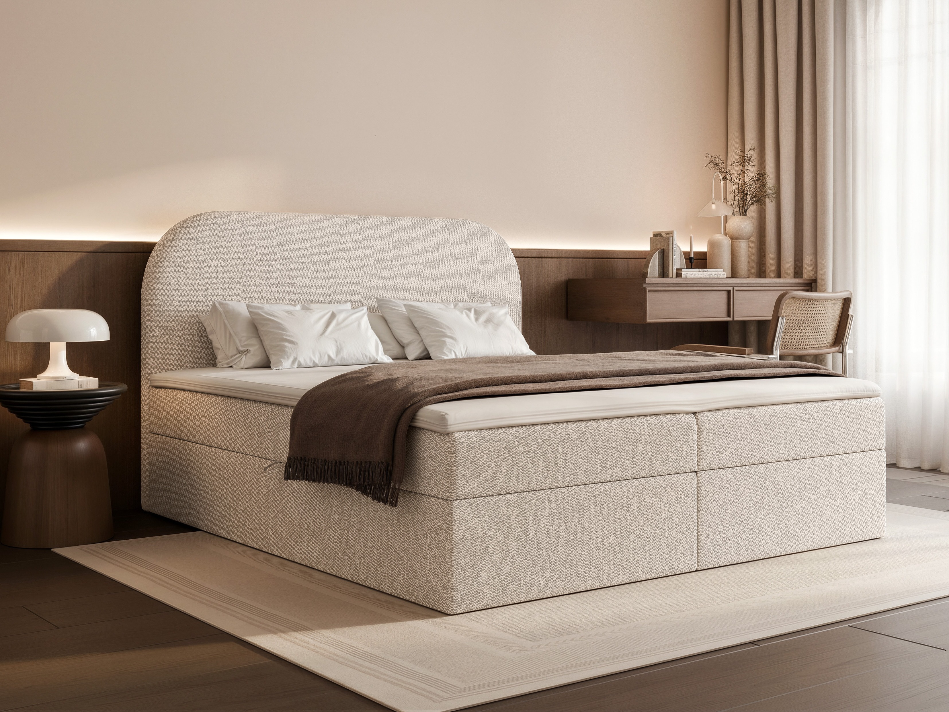 Boxspring krevet Martinez 131 (Lumi 04)