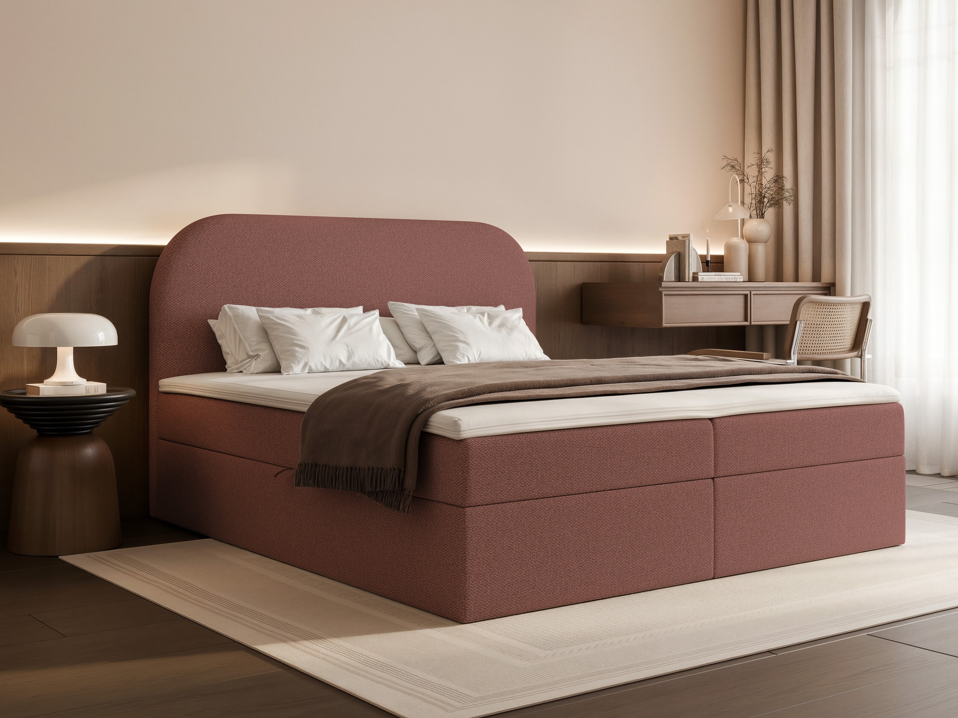 Boxspring krevet Martinez 131 (Lumi 56)