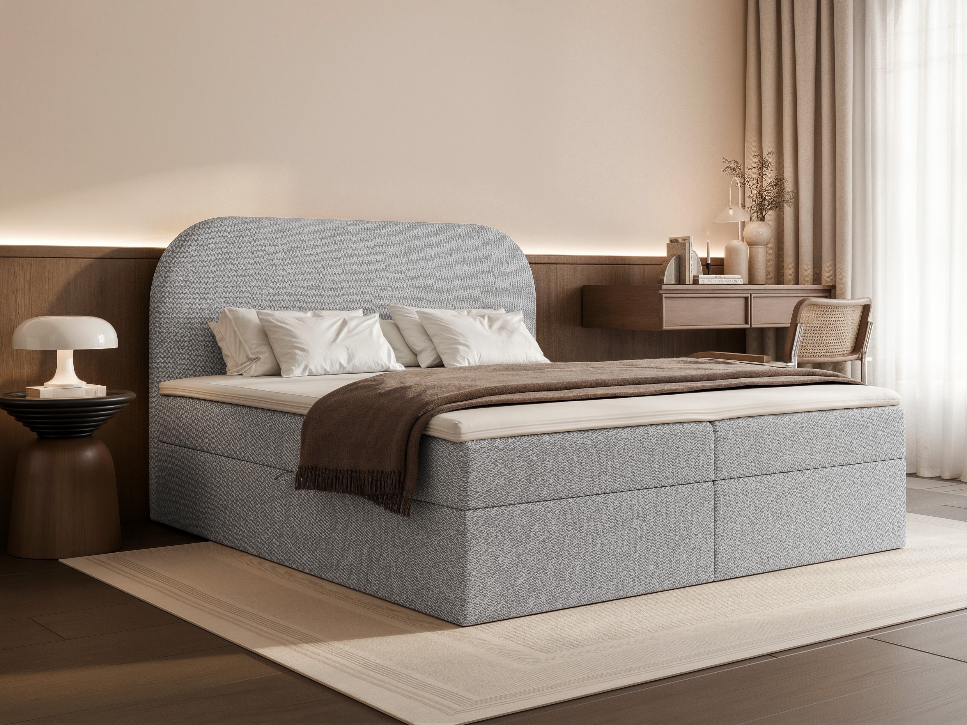 Boxspring krevet Martinez 131 (Lumi 84)