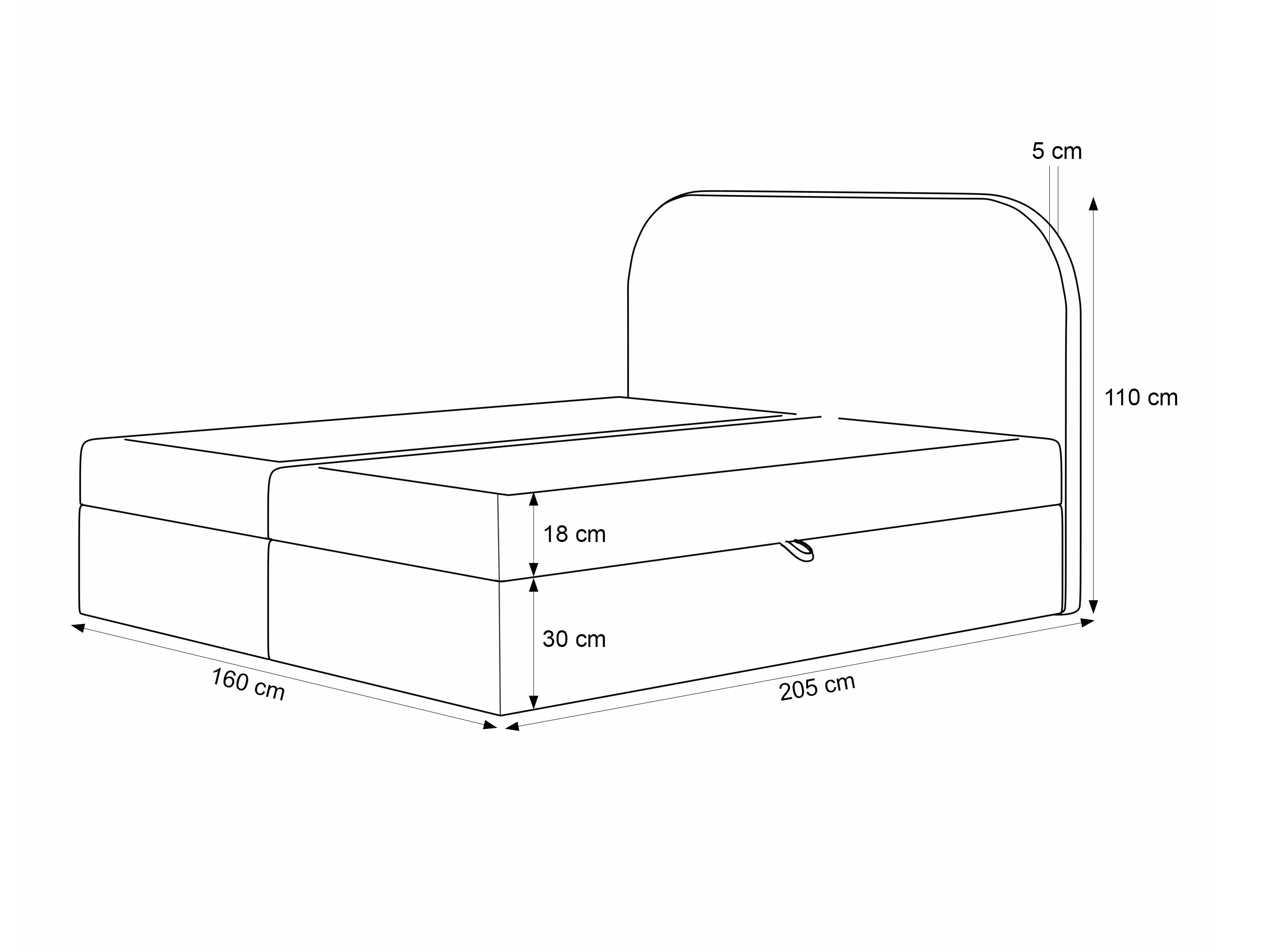 Boxspring krevet Martinez 131 (Monte 09)