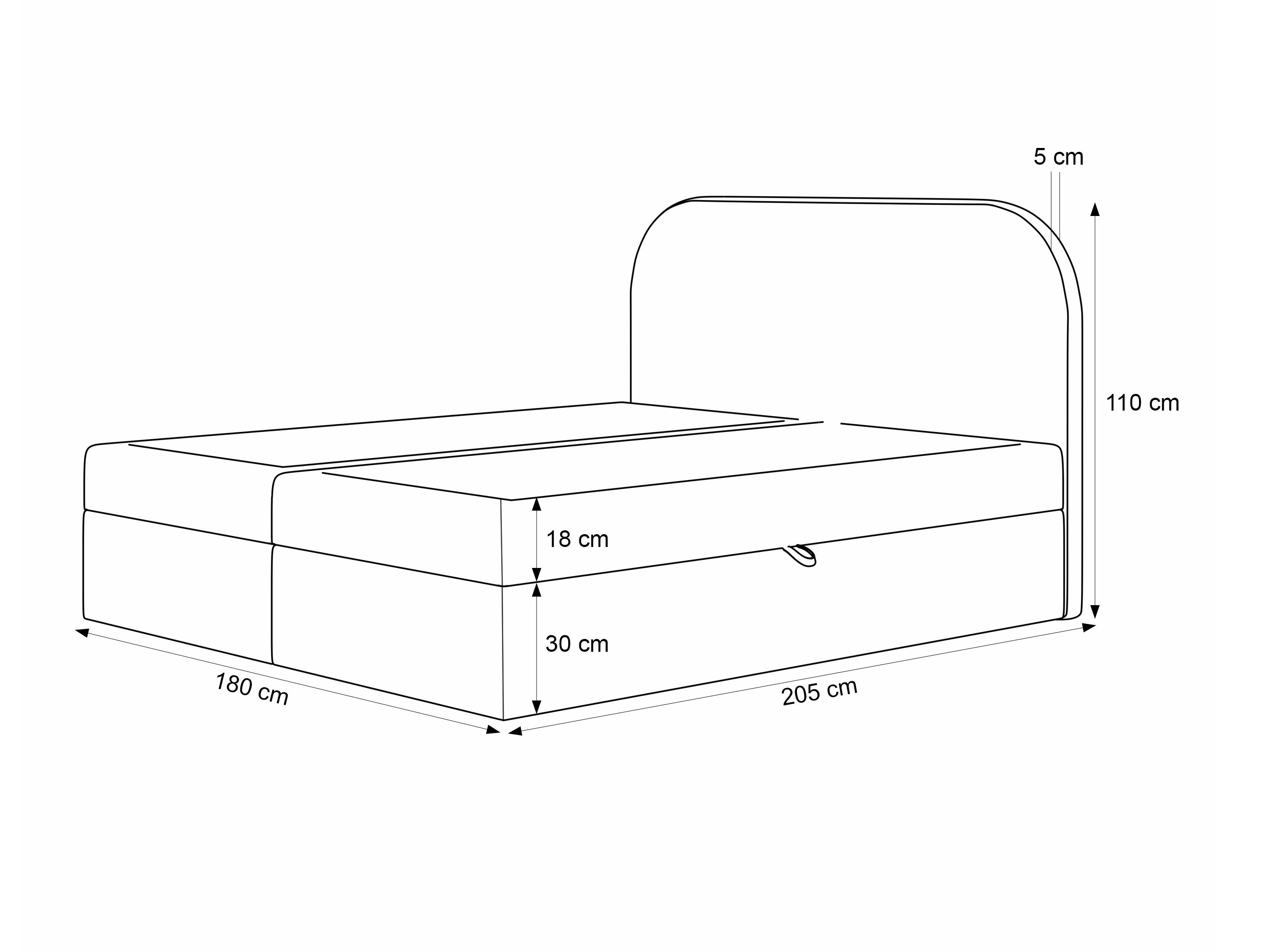 Boxspring krevet Martinez 131 (Monte 09)