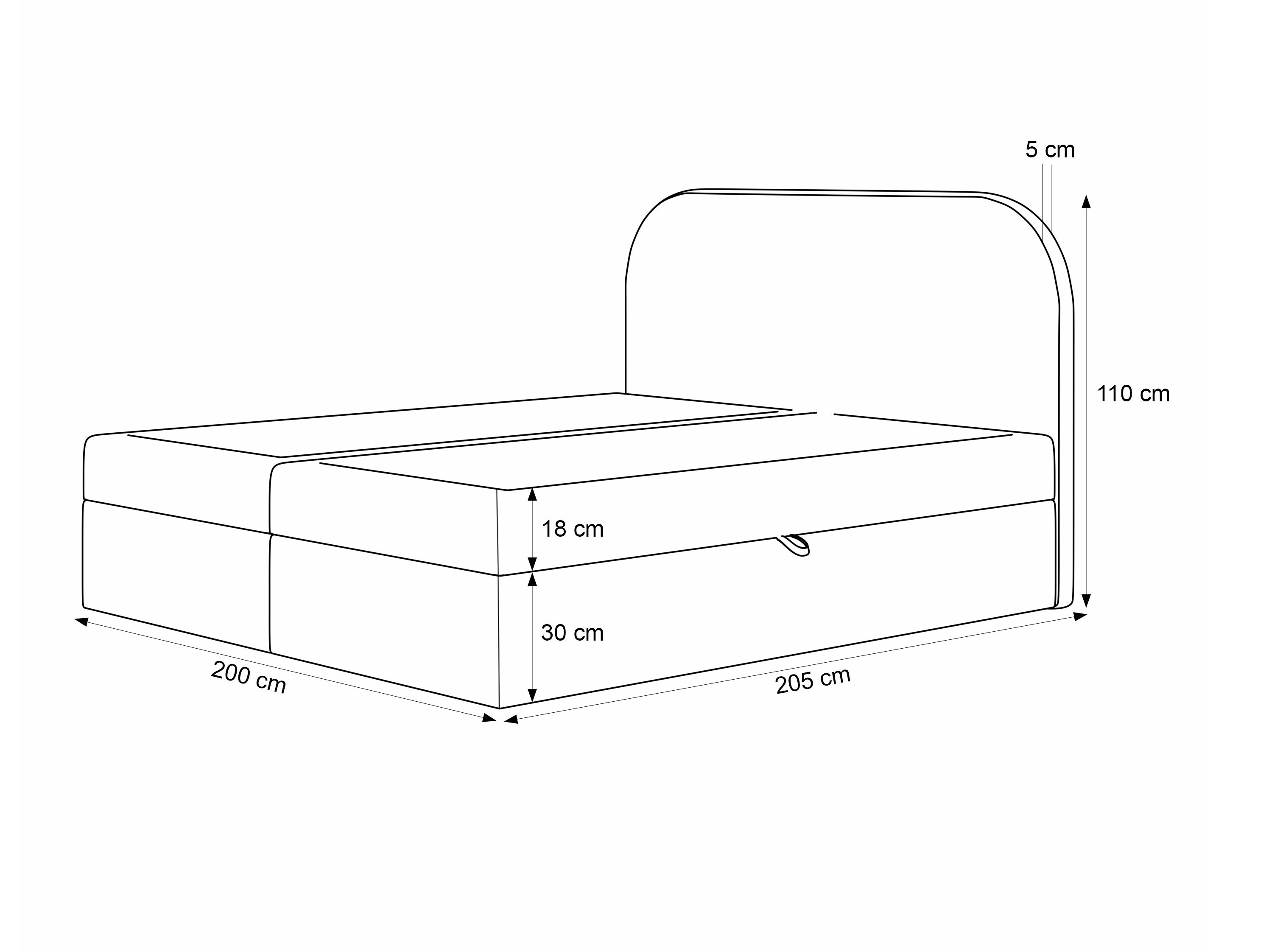Boxspring krevet Martinez 131 (Monte 09)