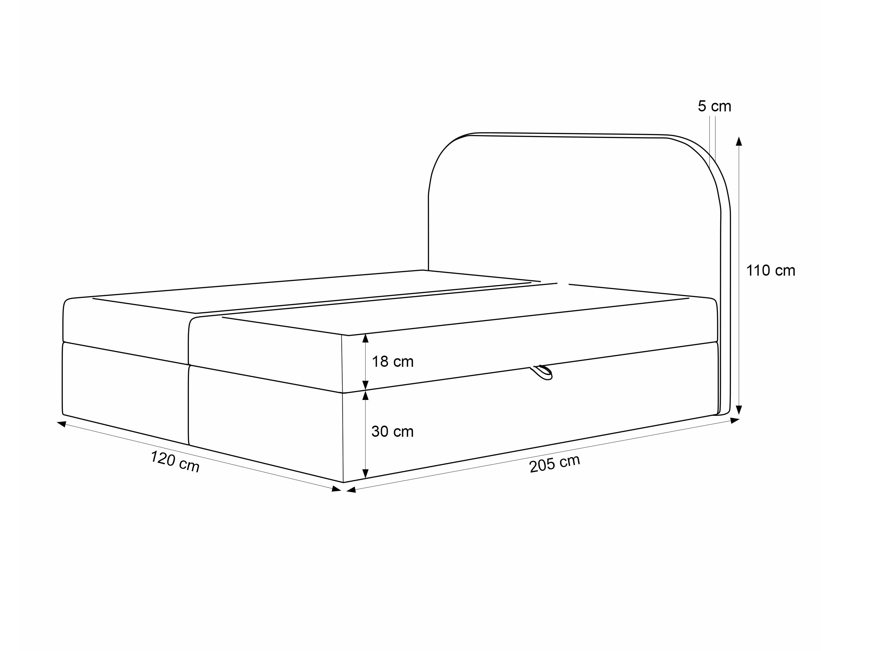 Boxspring krevet Martinez 131 (Monte 16)