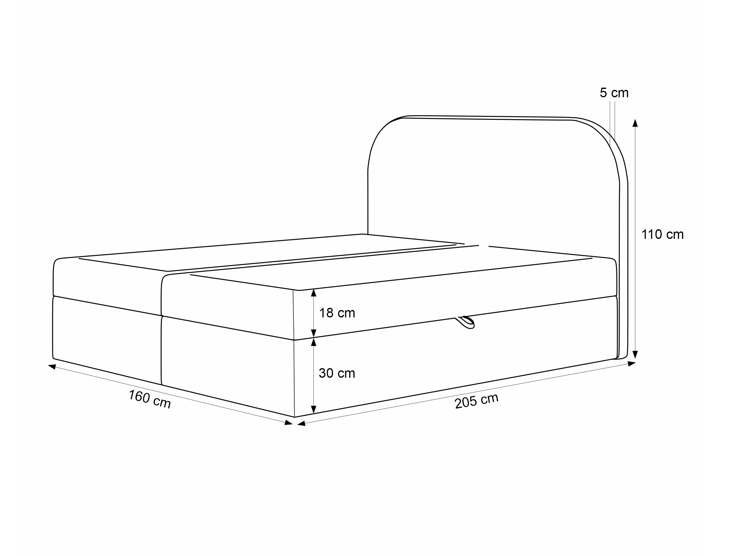 Boxspring krevet Martinez 131 (Monte 16)