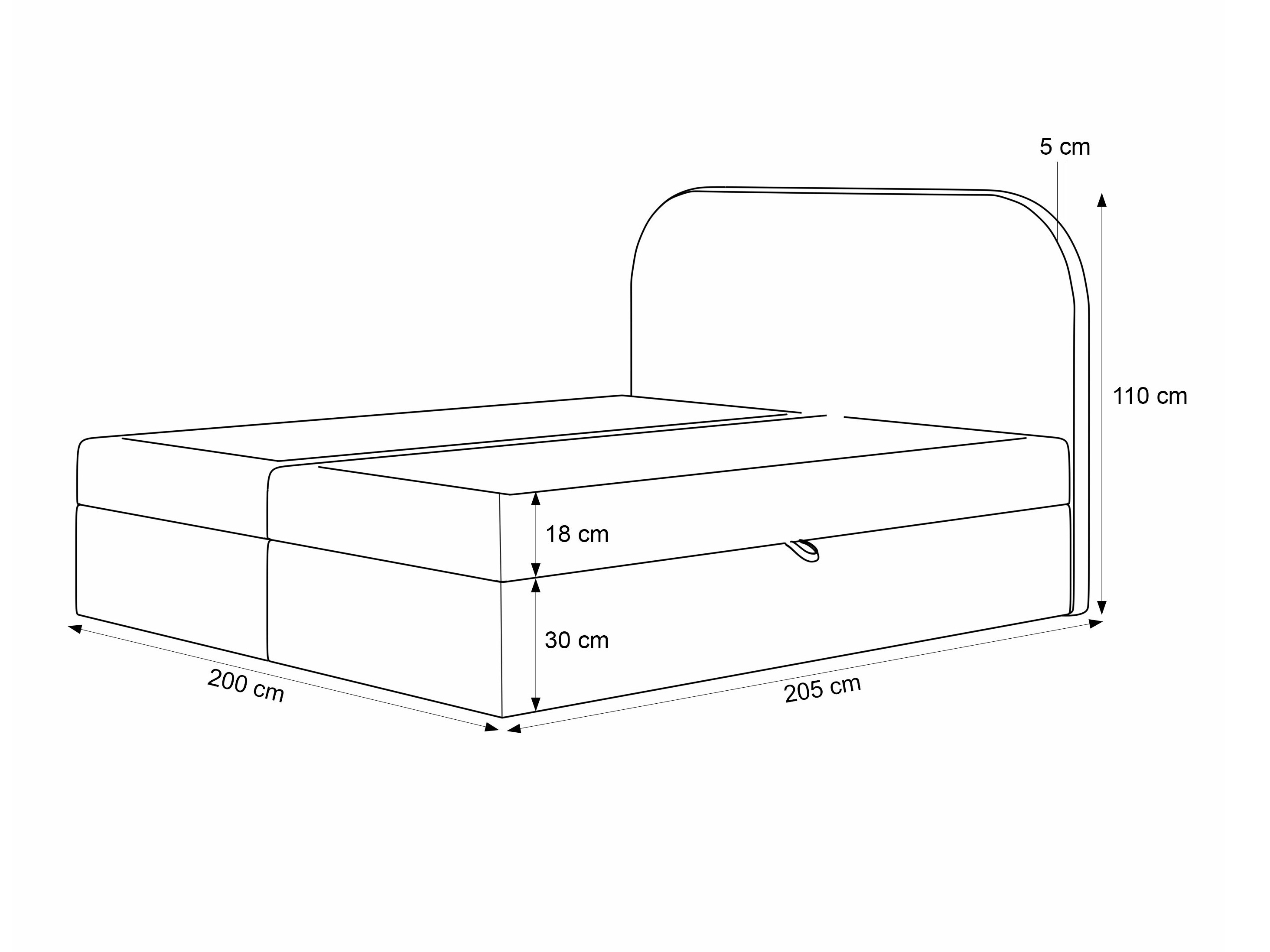Boxspring krevet Martinez 131 (Monte 16)