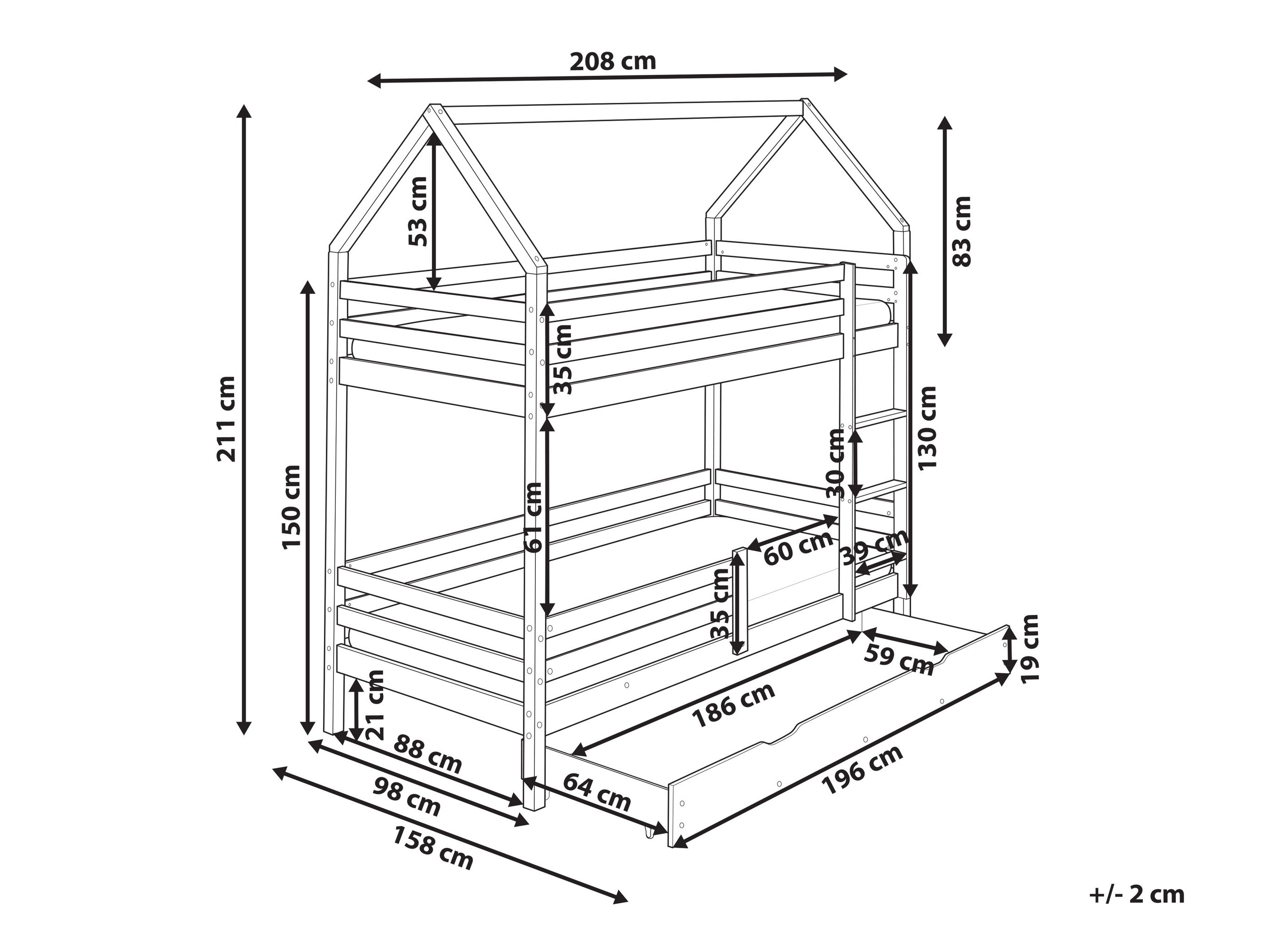 Krevet na kat SC10322