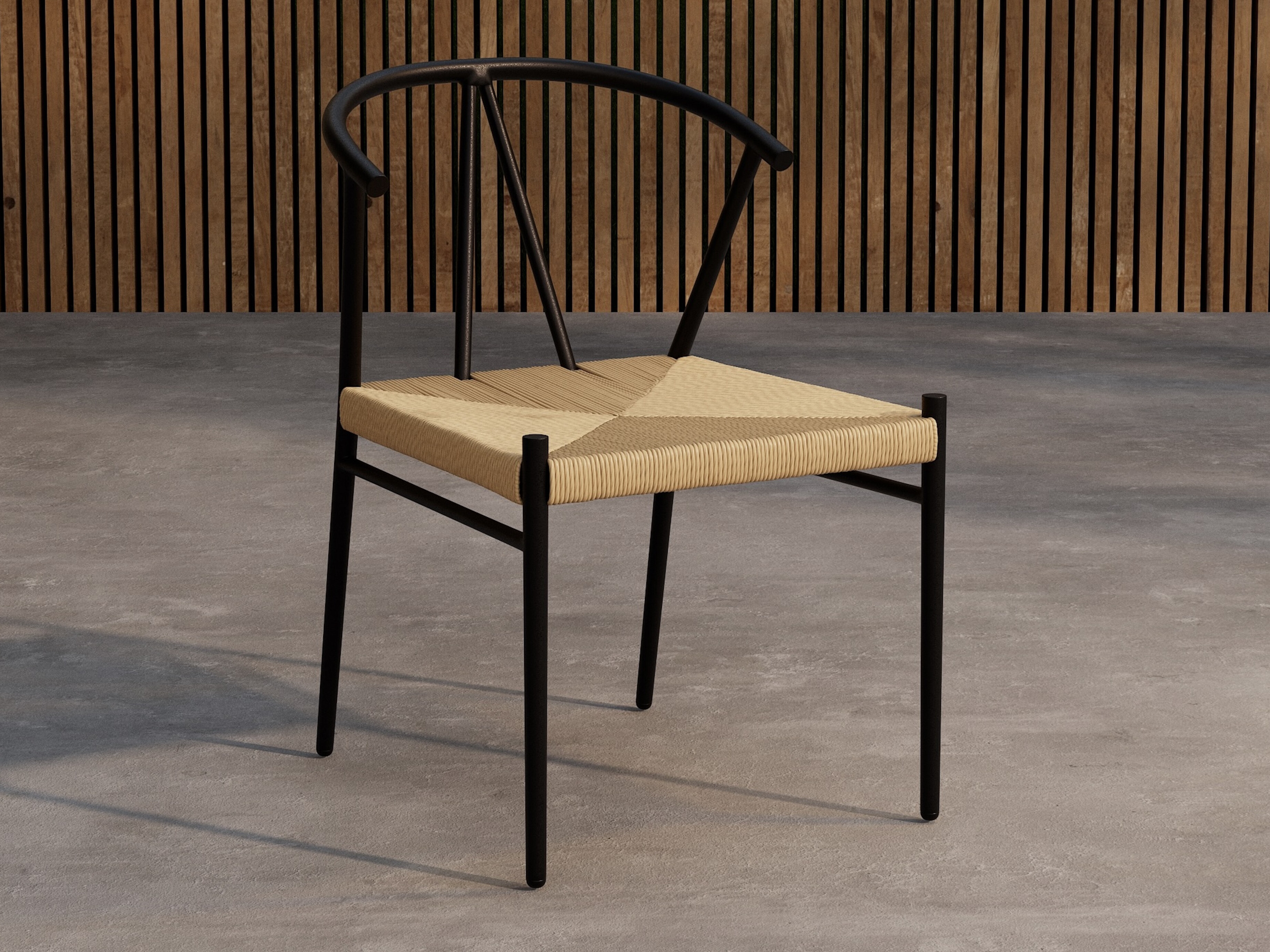 Vrtna stolica Dallas 5249 (Crna + Bež)