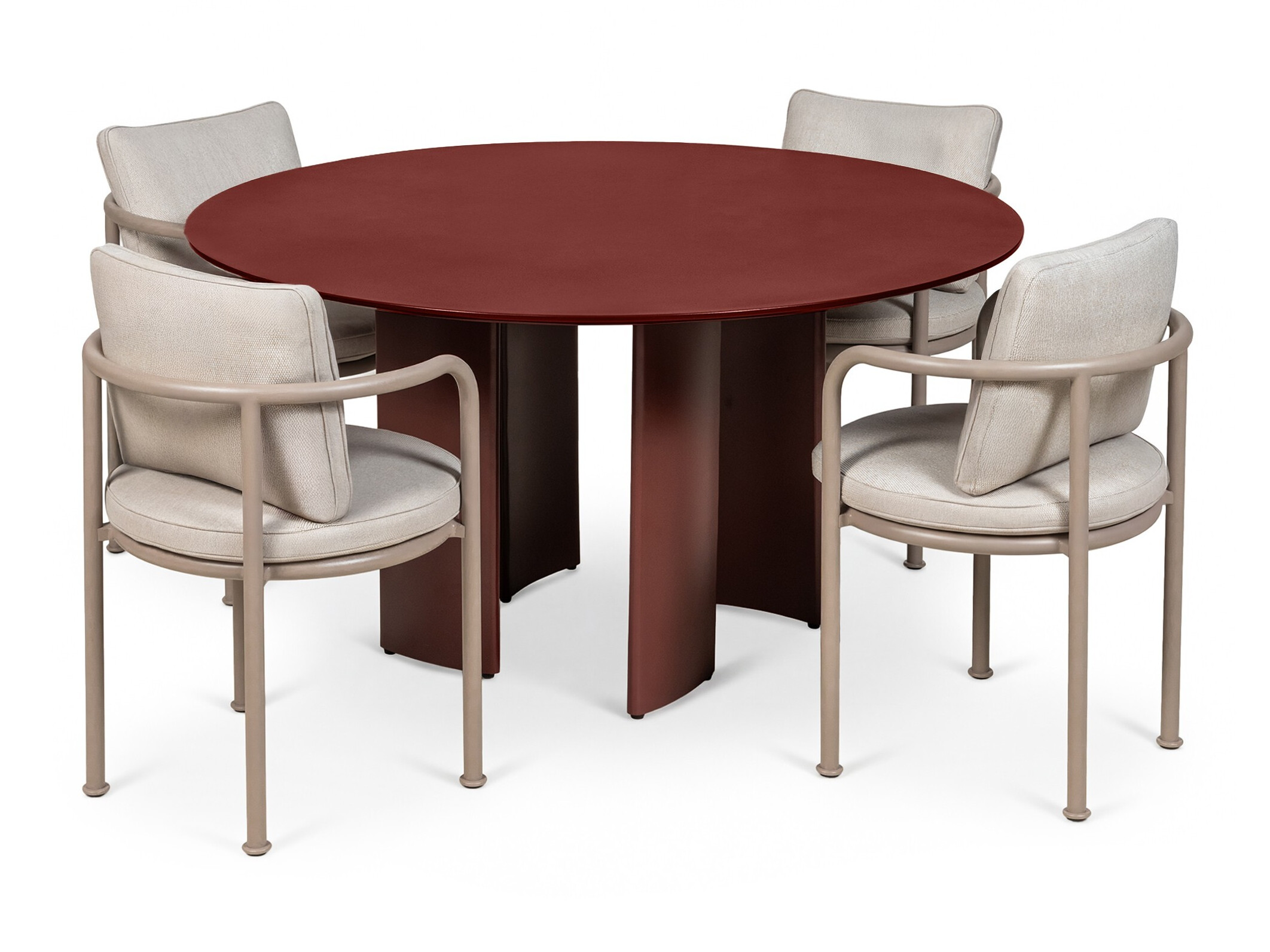 Set stola i stolica Burleson 728 (Bež)