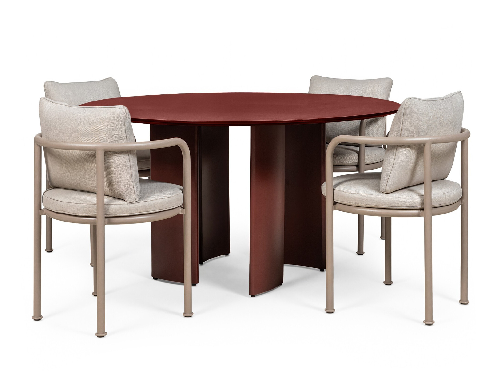 Set stola i stolica Burleson 728 (Bež)