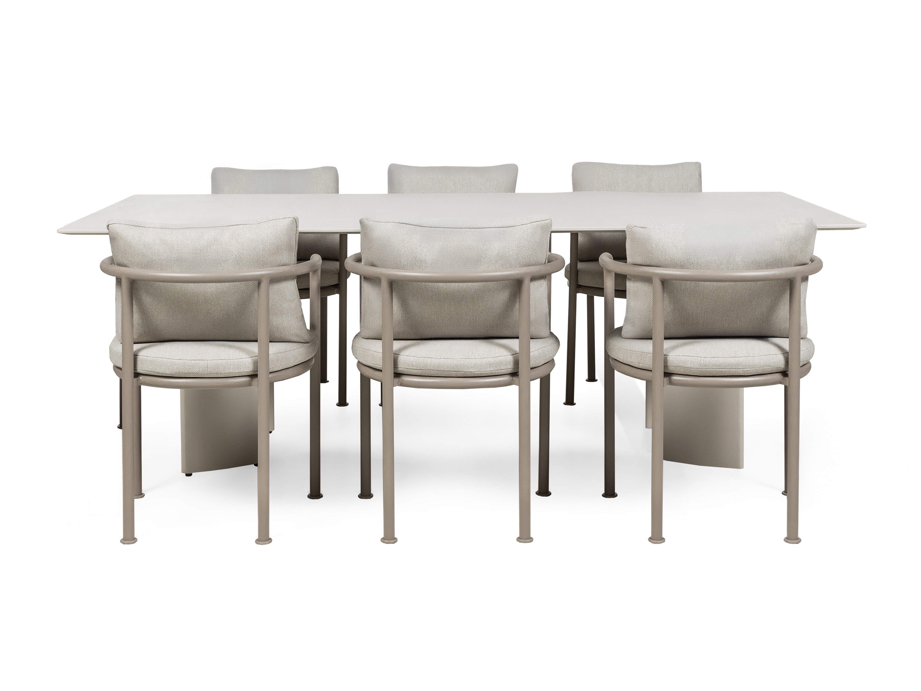 Set stola i stolica Burleson 729 (Bež)