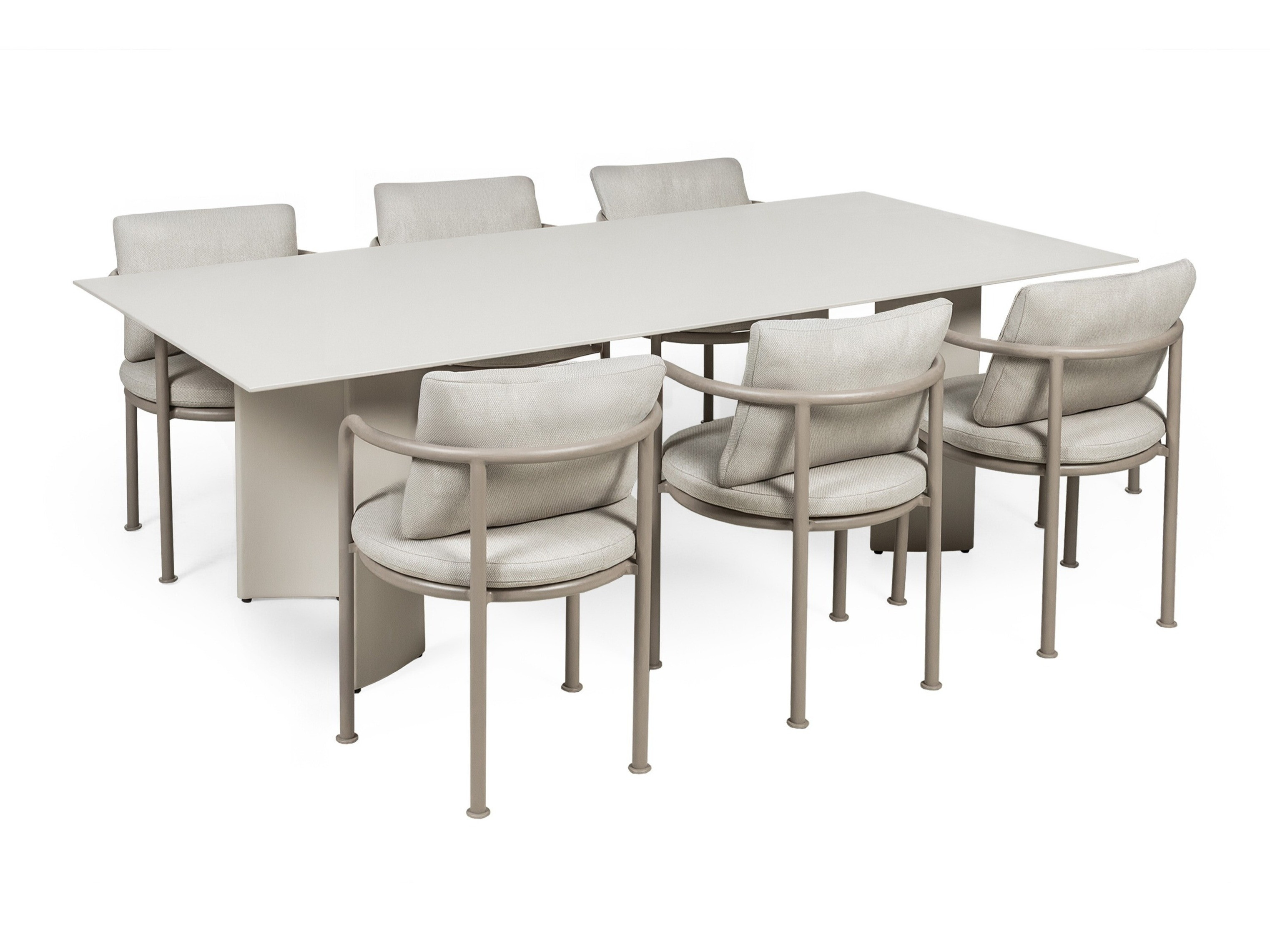 Set stola i stolica Burleson 729 (Bež)