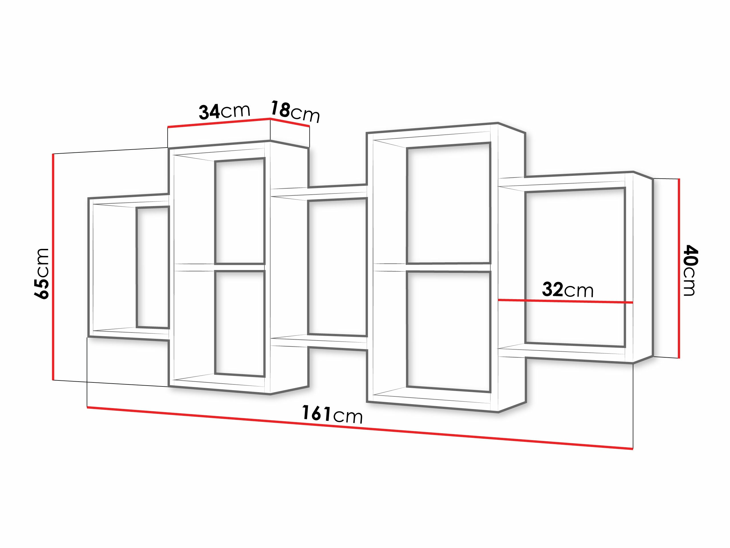 Zidna polica SC10326
