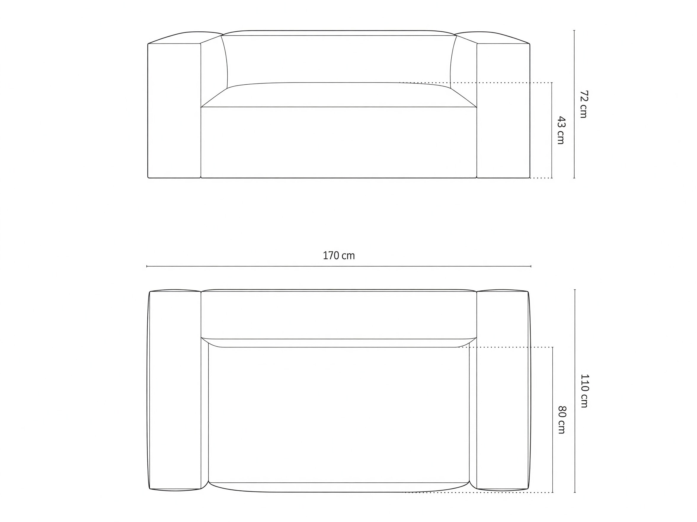 Kauč Beckley F100 (Paris Cream)