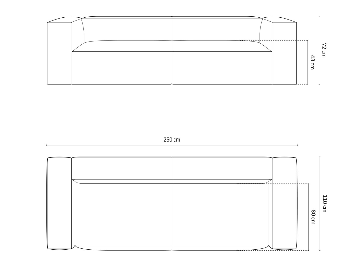 Kauč Beckley F102 (Paris Cream)