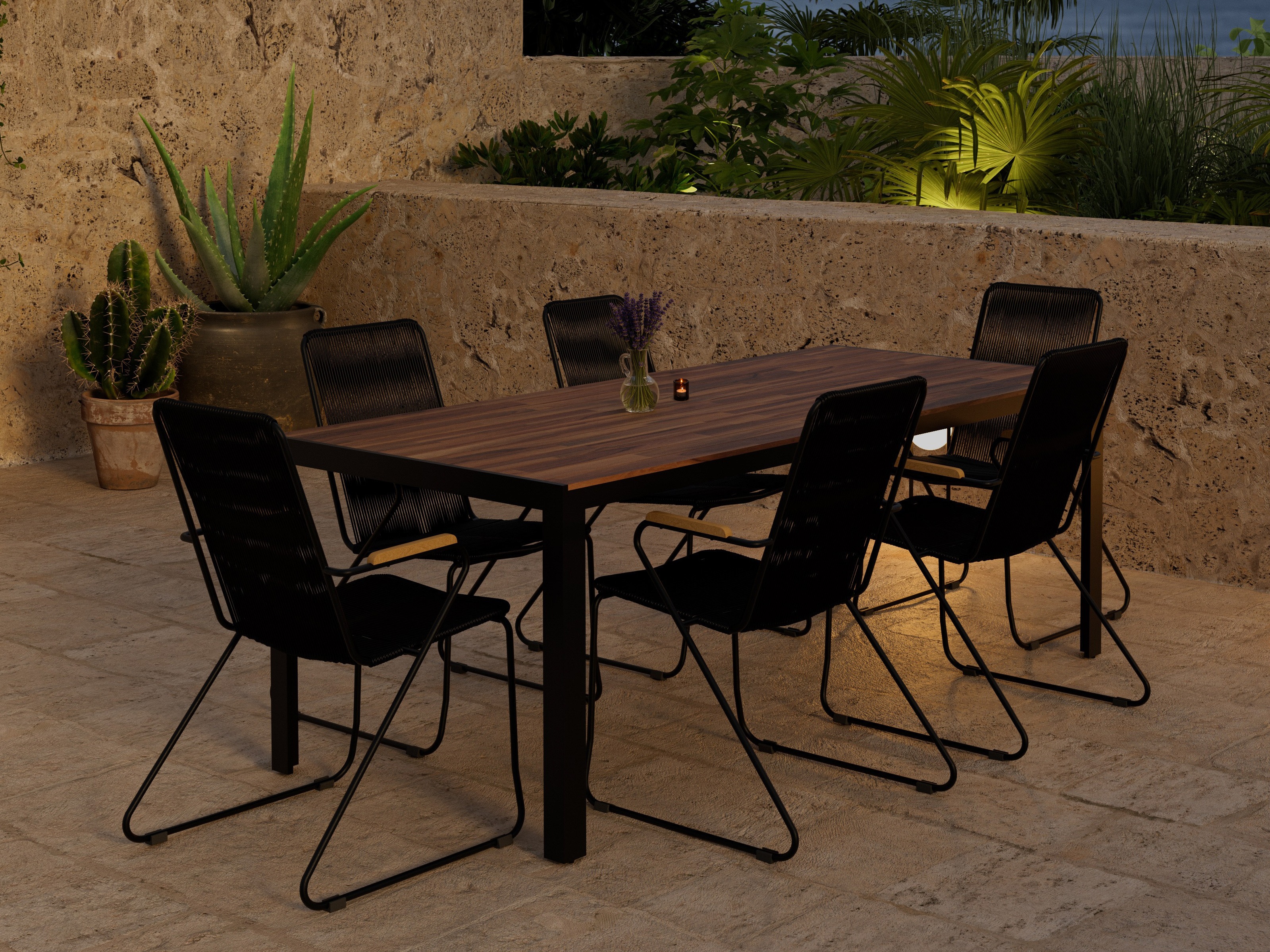 Set stola i stolica Dallas 5273
