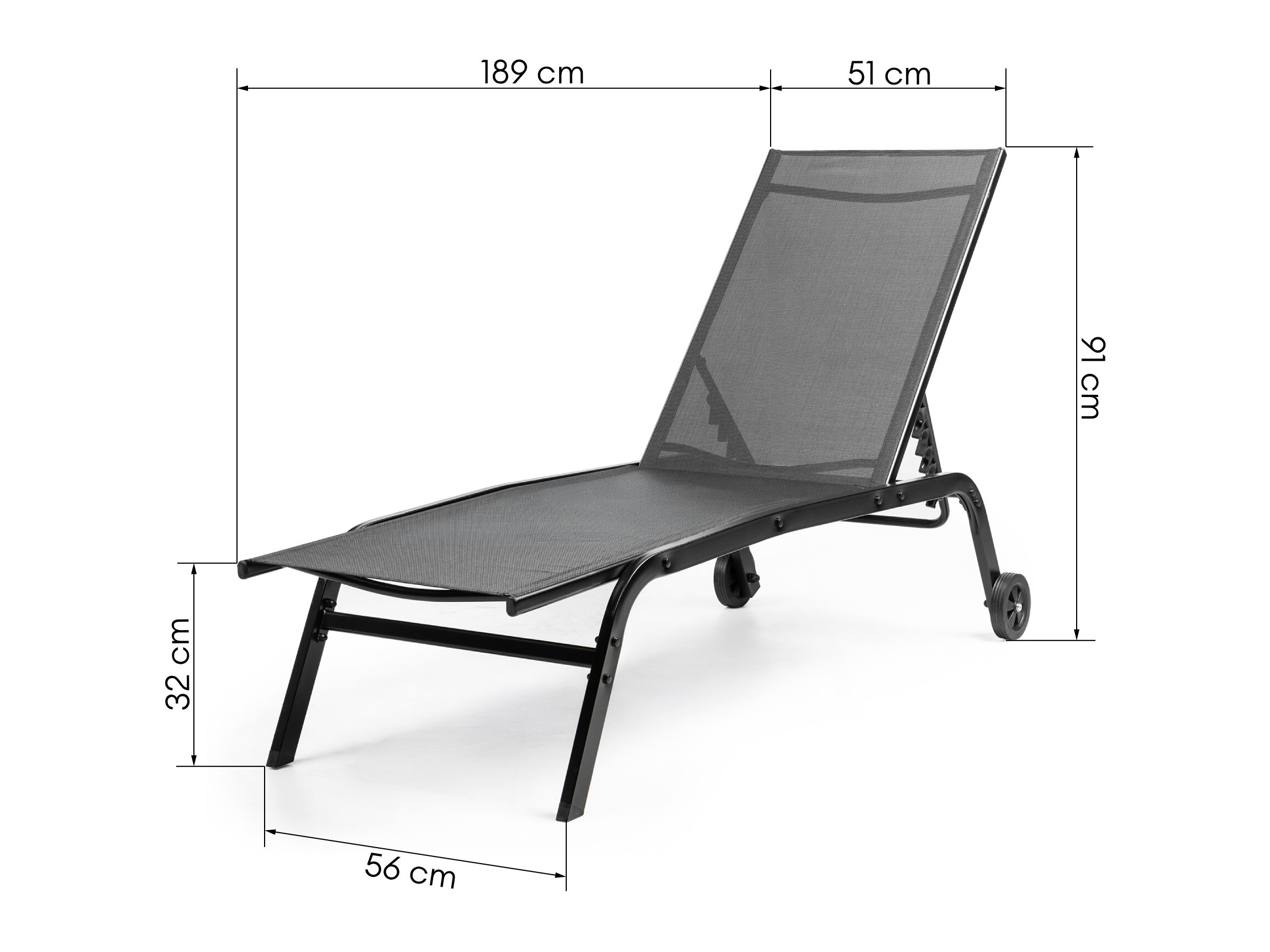 Vrtna ležaljka Burleson 741