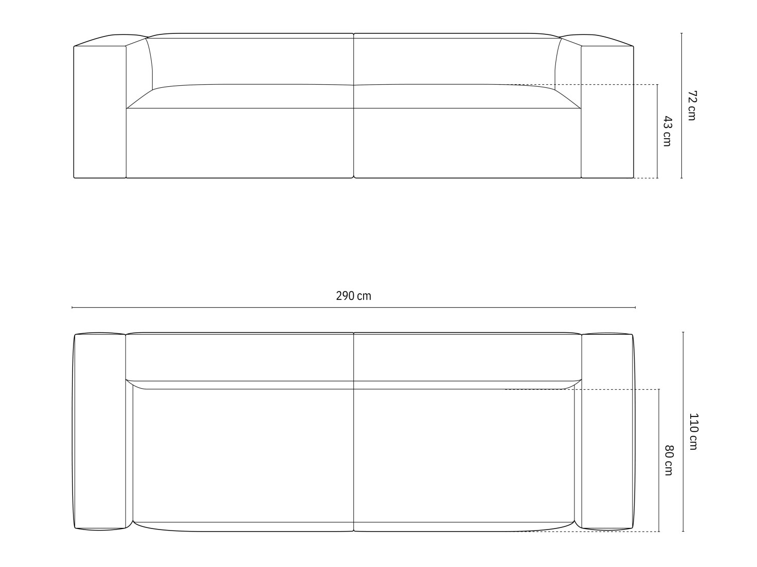 Kauč Beckley F103 (Paris Cream)