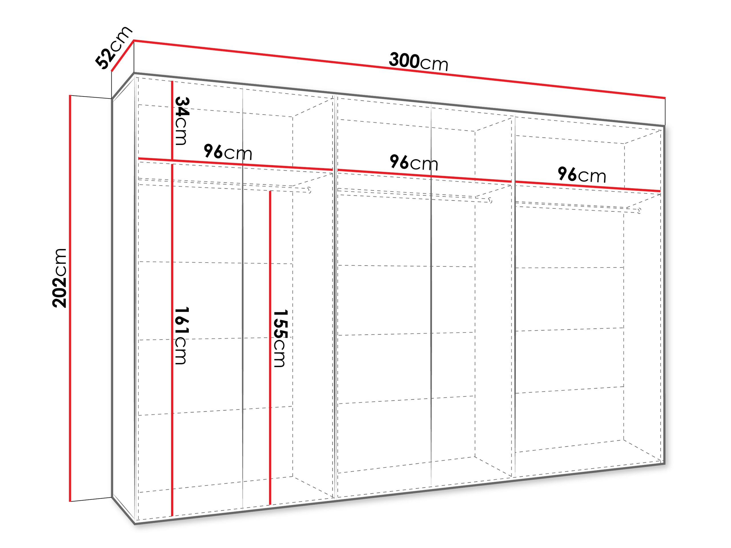 Ormar Hartford 599 (Crna)