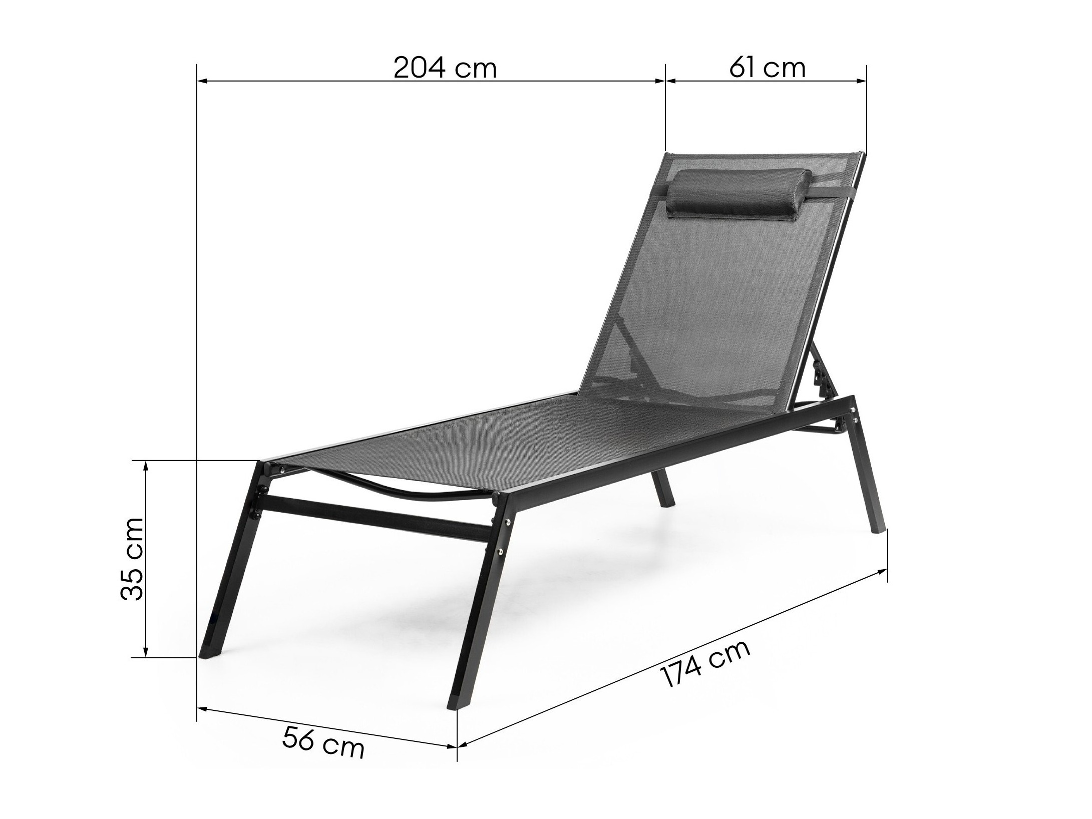 Vrtna ležaljka Burleson 743