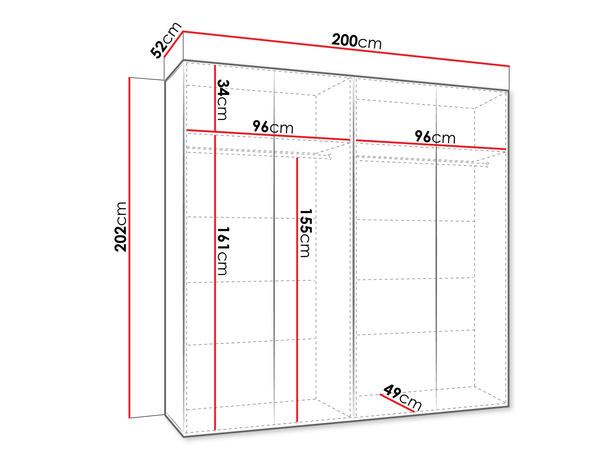 Ormar Hartford 605 (Crna)