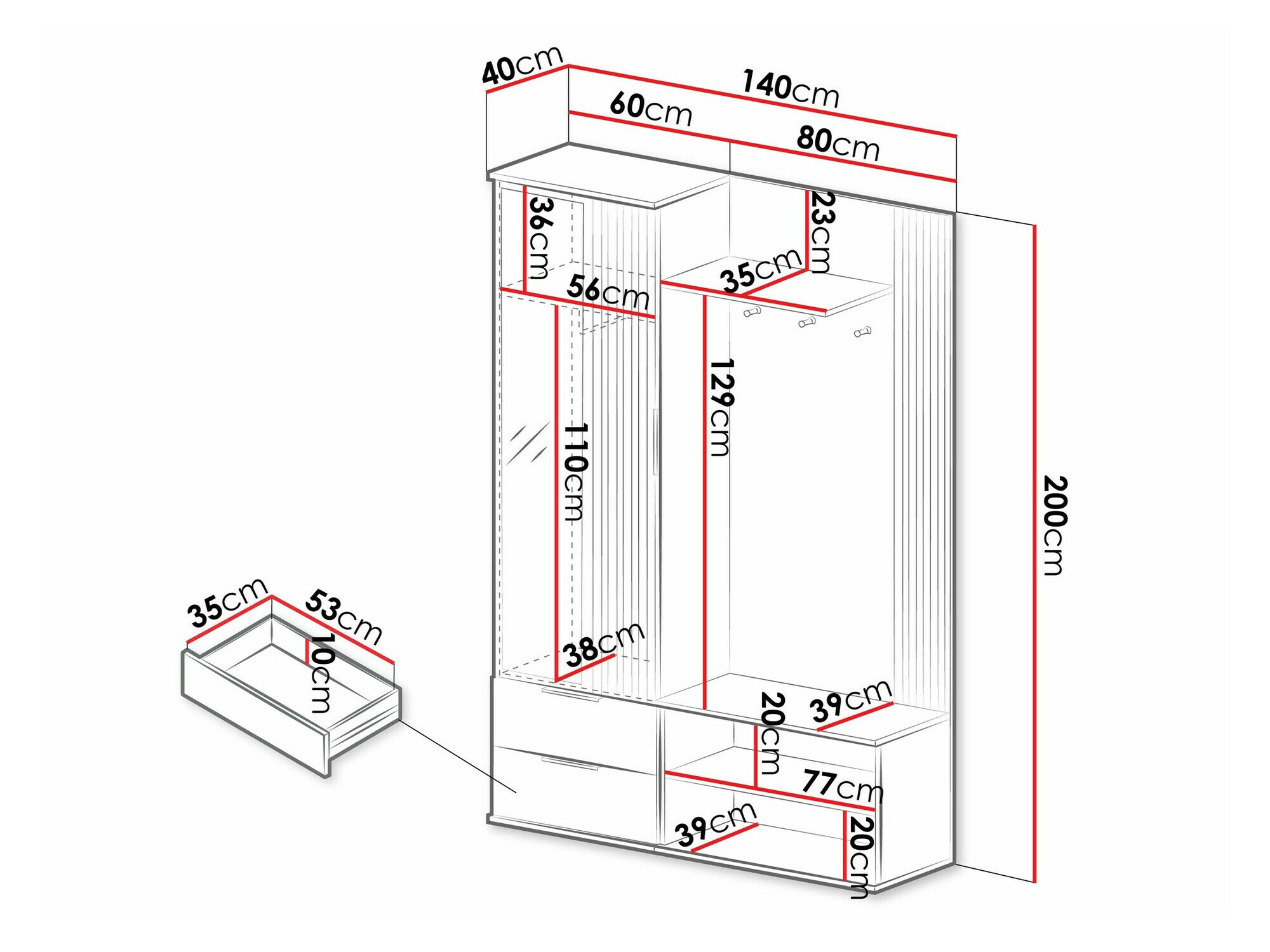 Set za hodnik SC10338