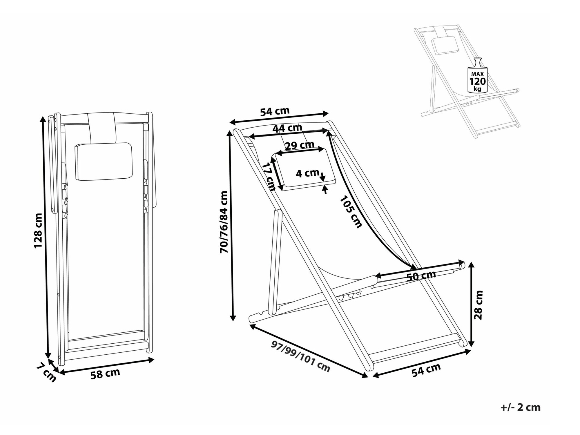 Vrtna ležaljka SC10337