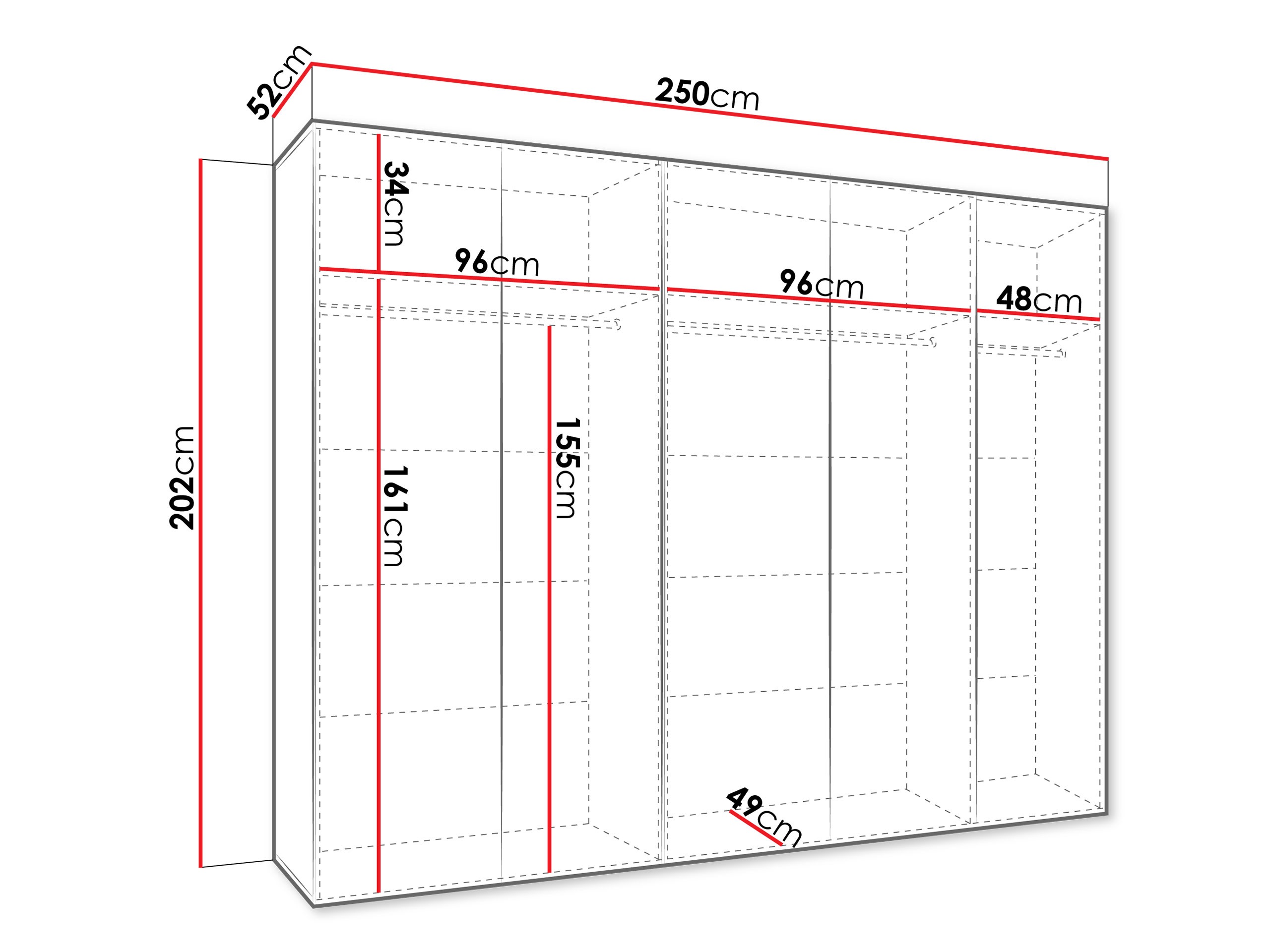 Ormar Hartford 611 (Crna)