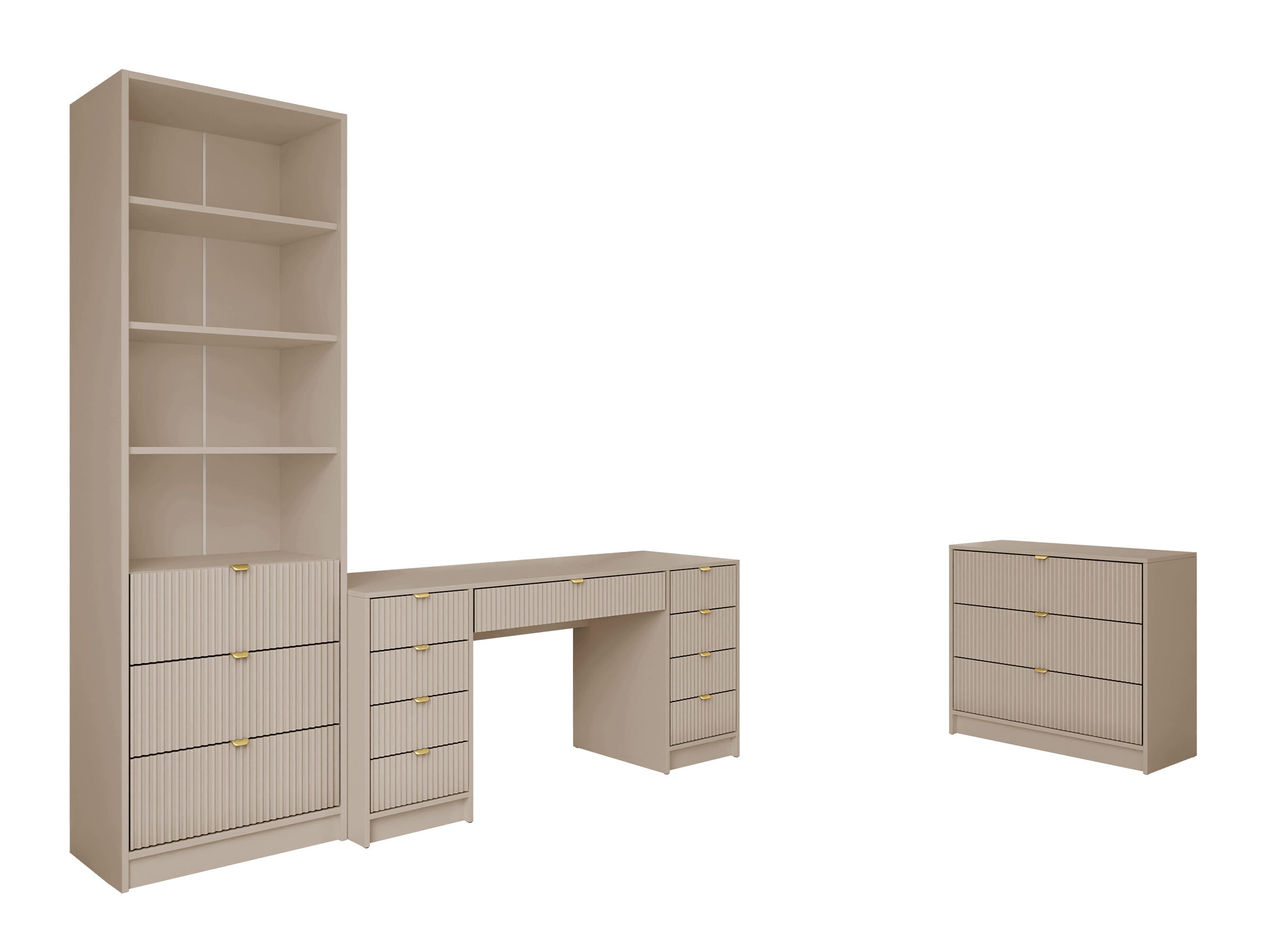 Set za kućni ured Comfivo Papilio V (Bež)