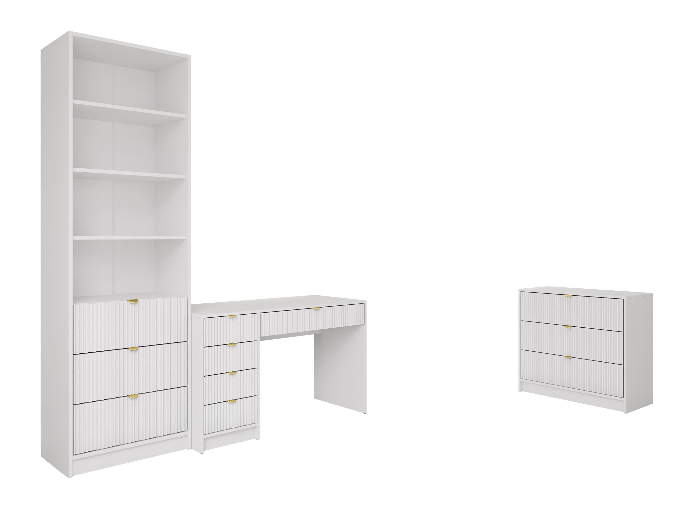 Set za kućni ured Comfivo Papilio V (Bijela)