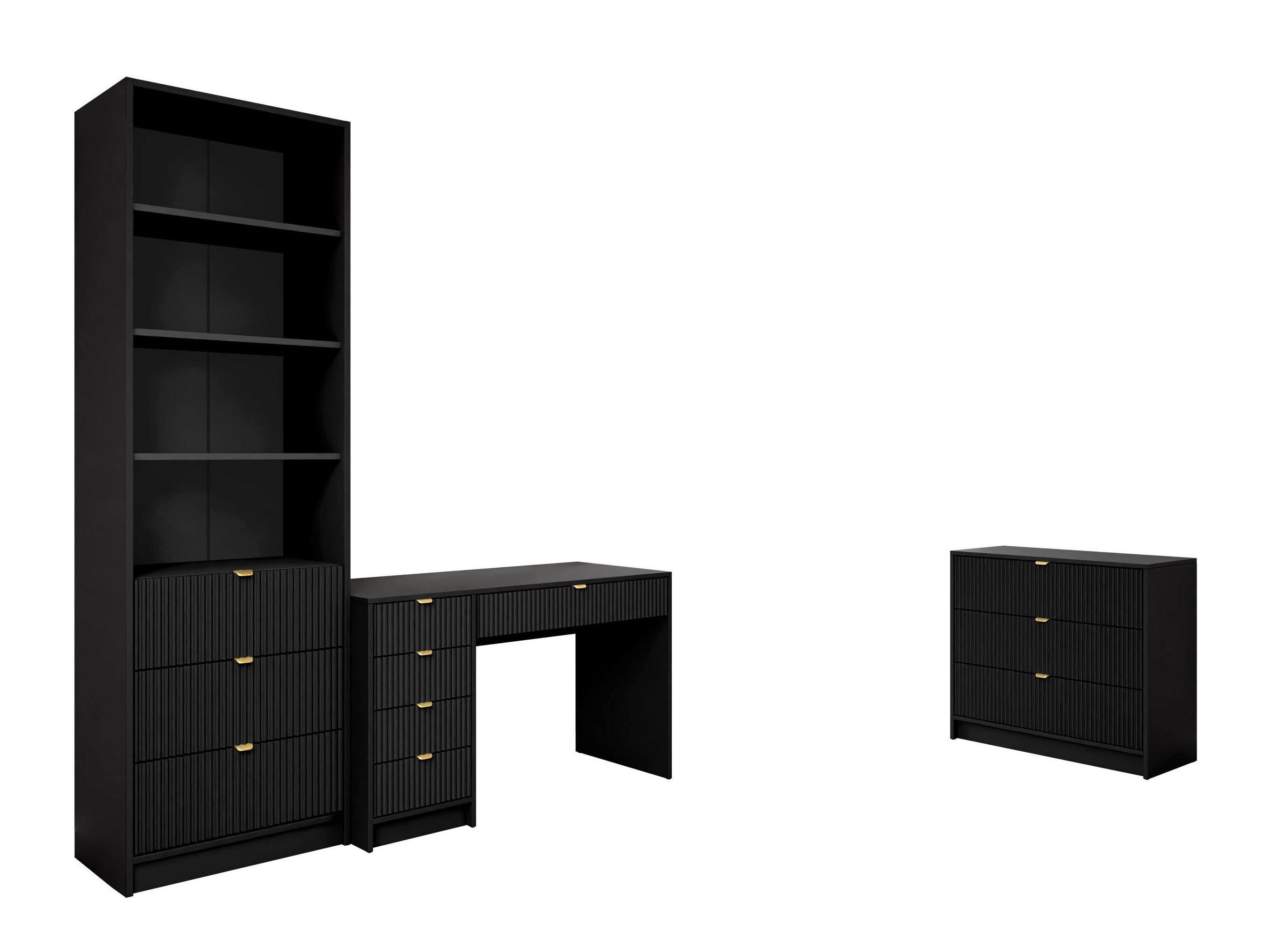 Set za kućni ured Comfivo Papilio V (Crna)