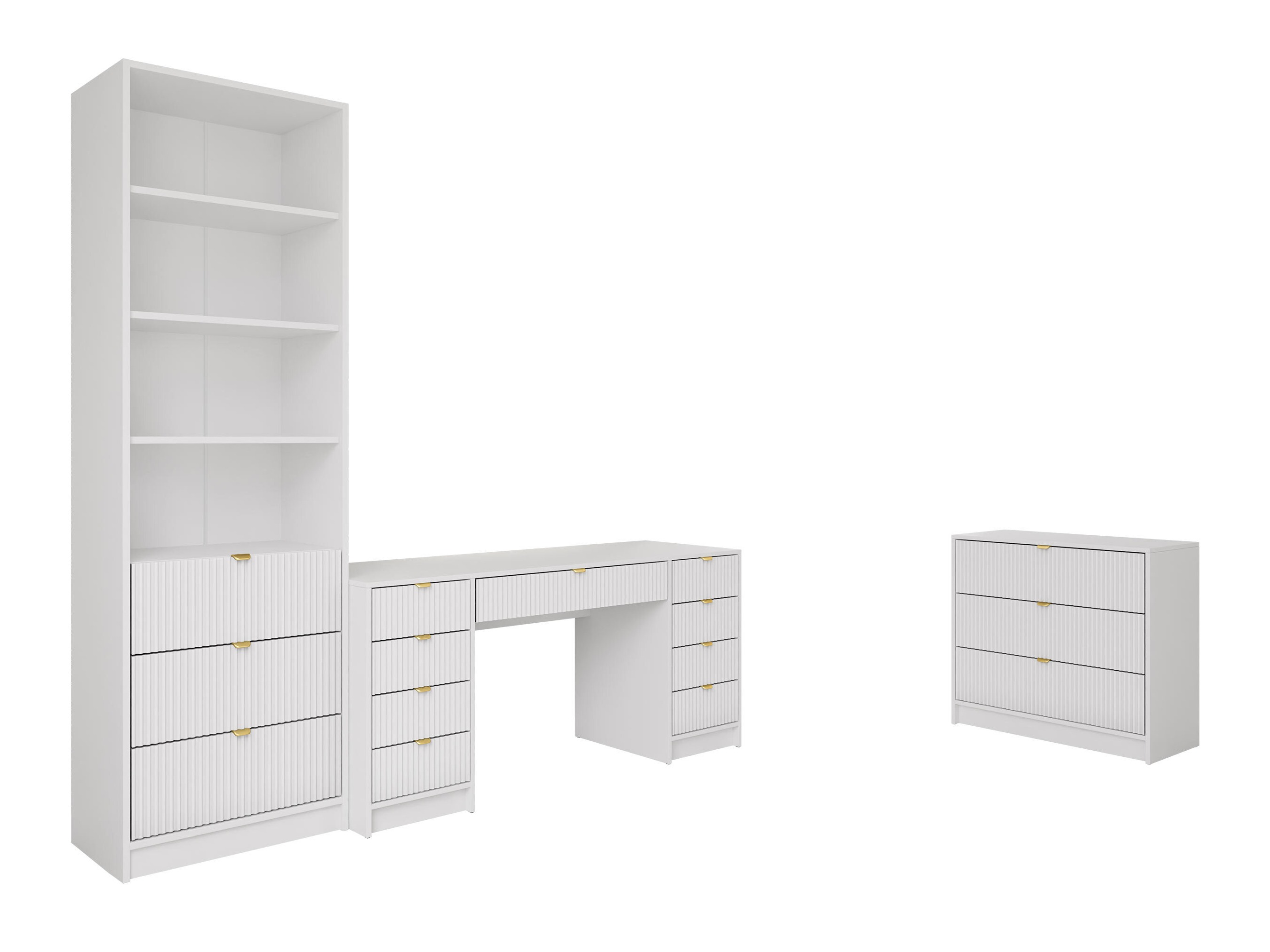 Set za kućni ured Comfivo Papilio VI (Bijela)