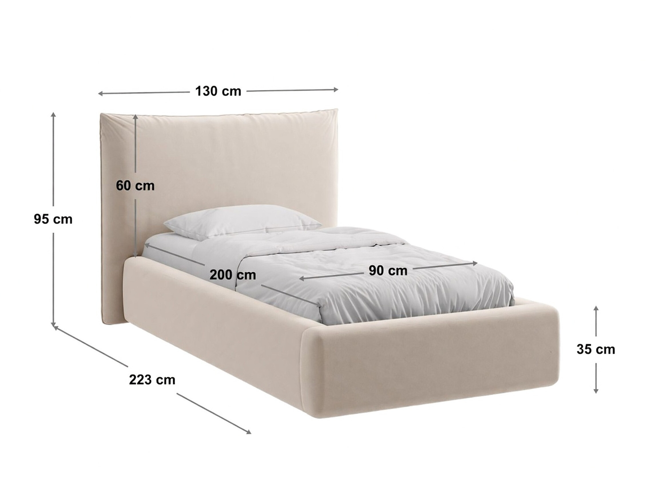 Krevet Belenoe 110 (Bluvel 06)
