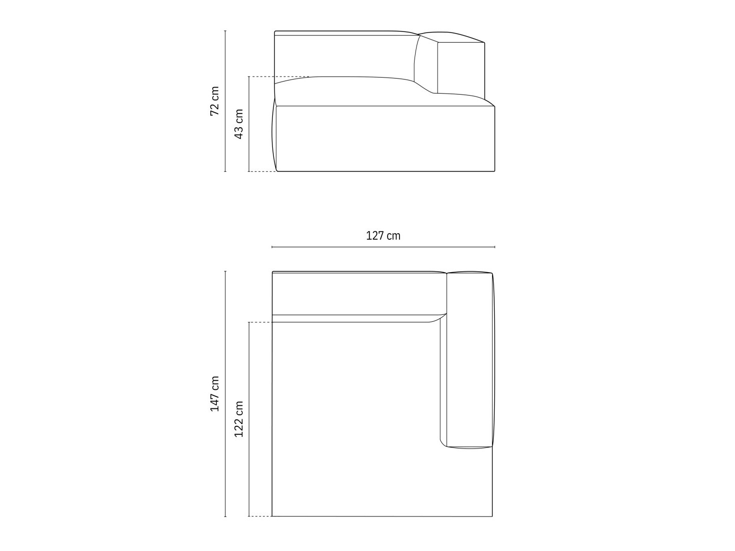 Modularne sjedeće garniture Sonsore 104 (Paris Beige)