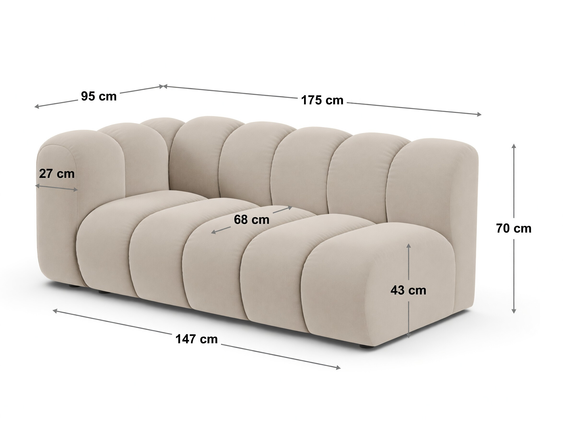 Modularne sjedeće garniture Cirleve 116 (Eden 18)