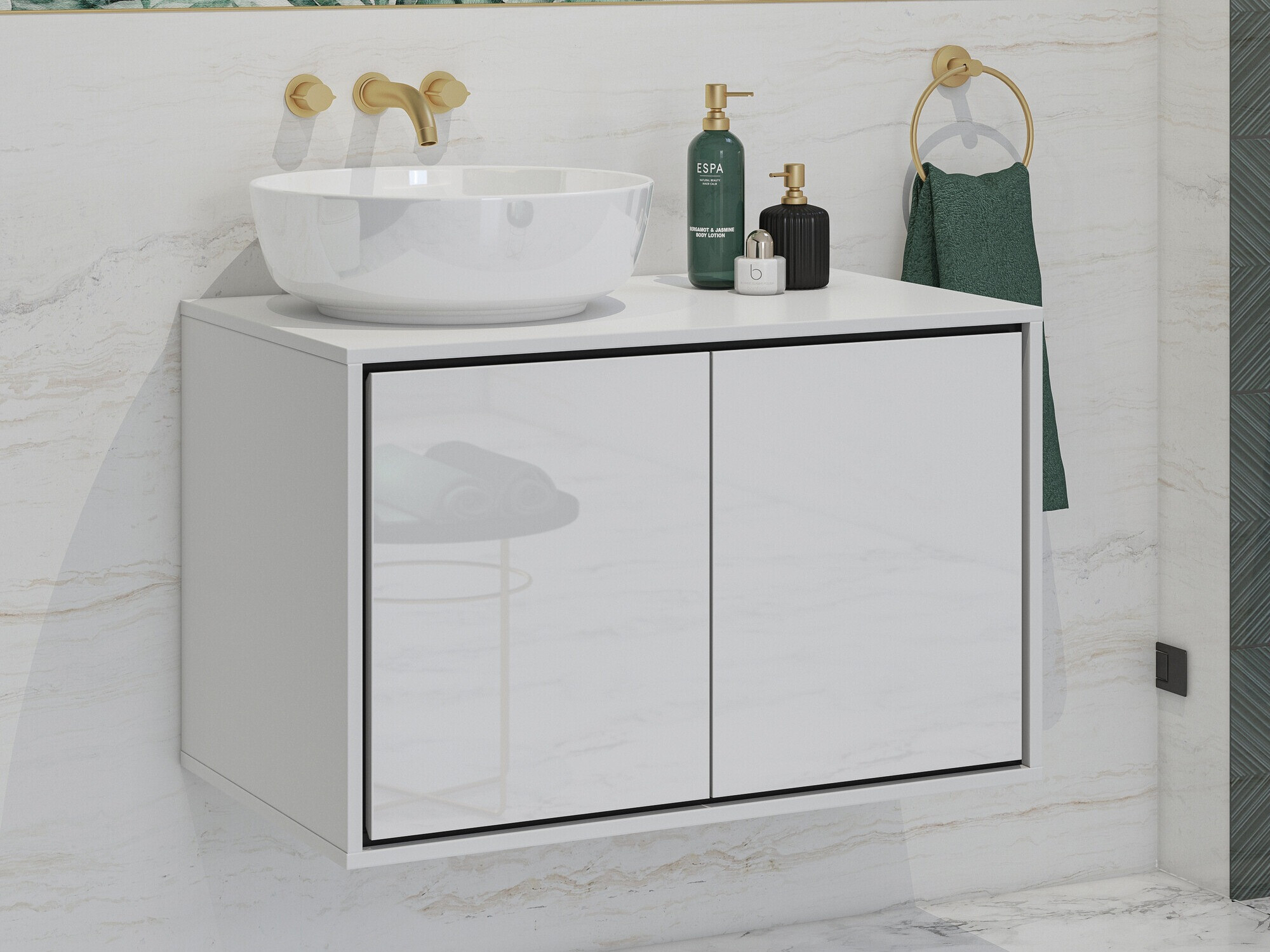Zidni ormarić za umivaonik SC10361