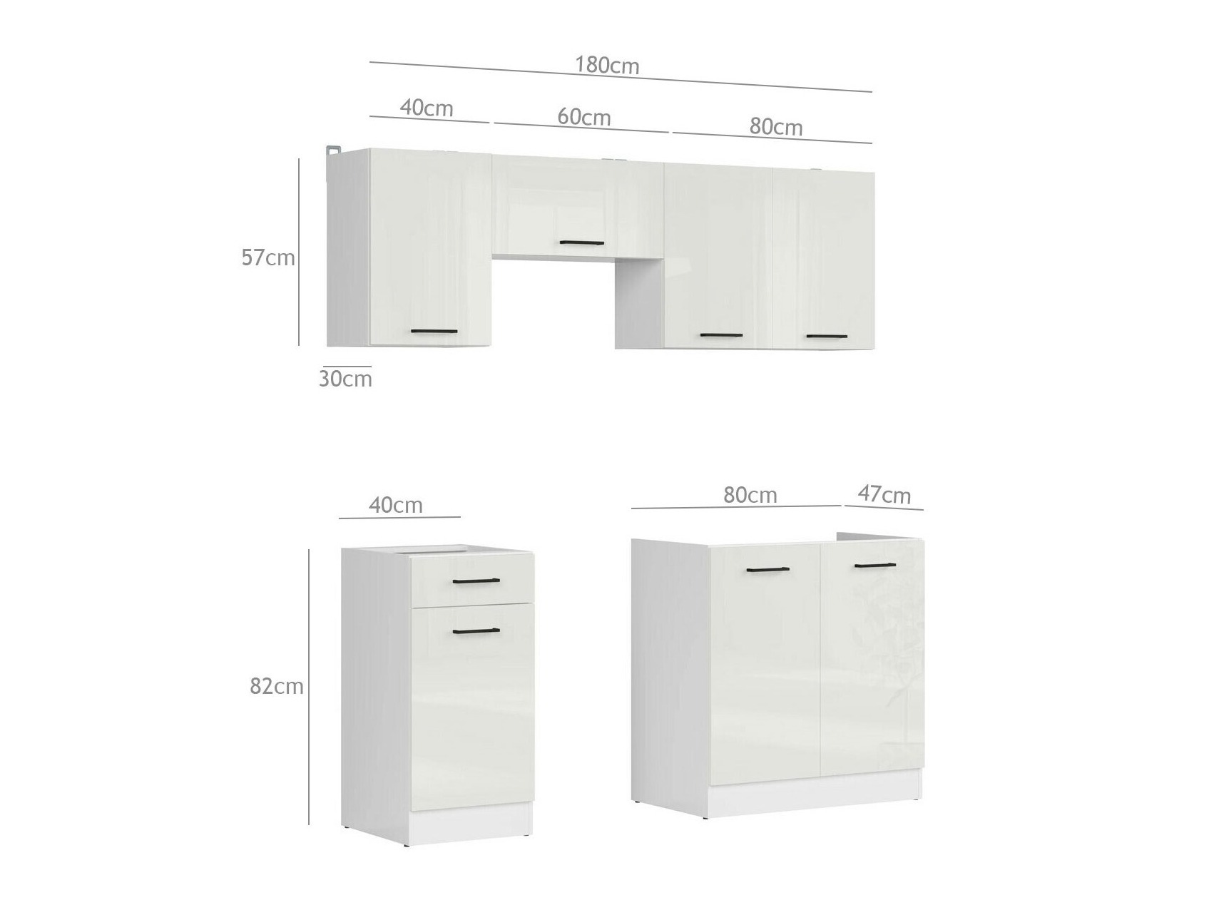 Modularan kuhinjski set Boston 750