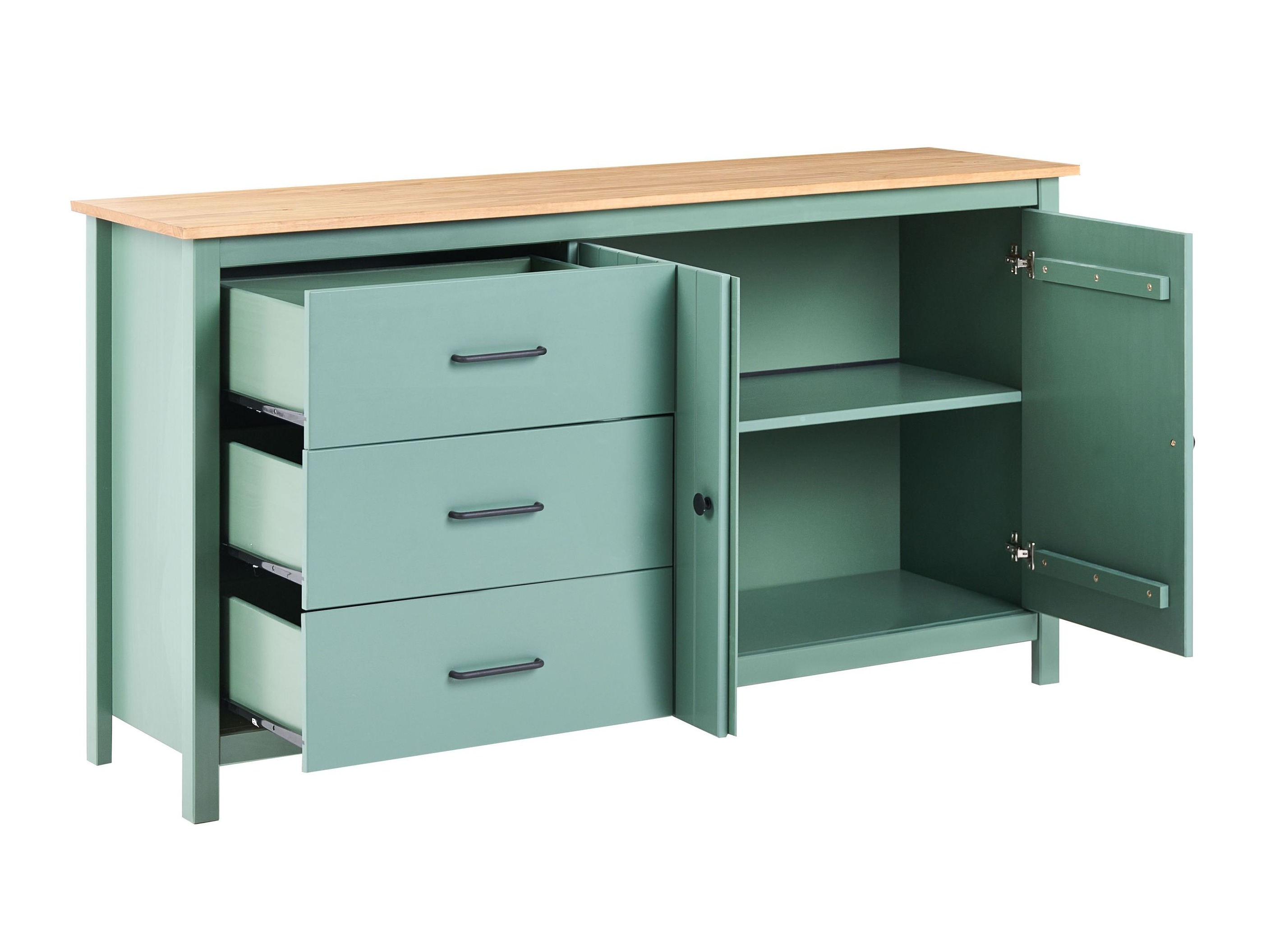 Komoda Berwyn 3317 (Zelena + Bor)