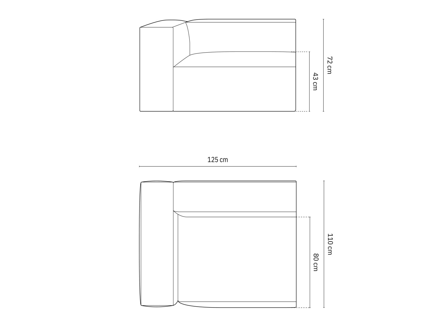 Modularne sjedeće garniture Sonsore 106 (Paris Teja)