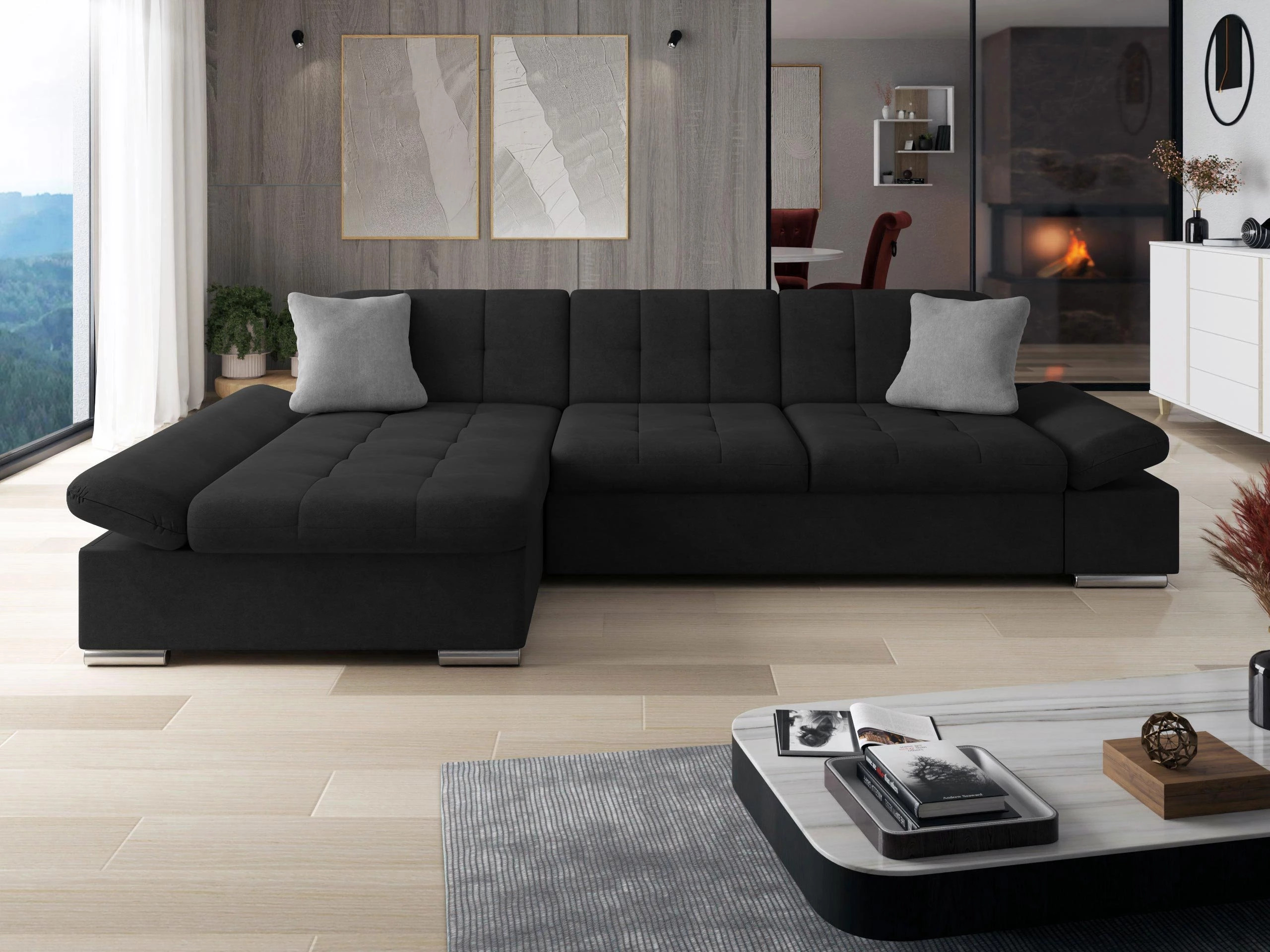 Kutna garnitura Comfivo Sanitas I (Uttario Velvet 2980 + Uttario Velvet 2972)